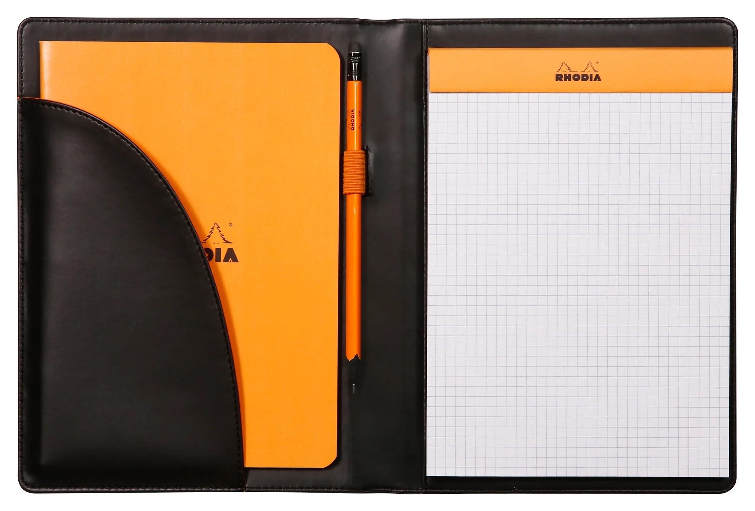 Organisationsmappe Mappe für Block oder Notizheft A5, N°16 17,5x23,5 cm Schwarz 216001C
