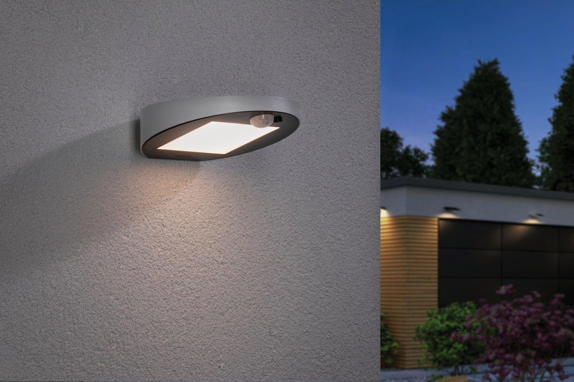 Paulmann LED Außen-Wandleuchte Ryse, Bewegungsmelder, LED fest integriert, Warmweiß, LED-Modul