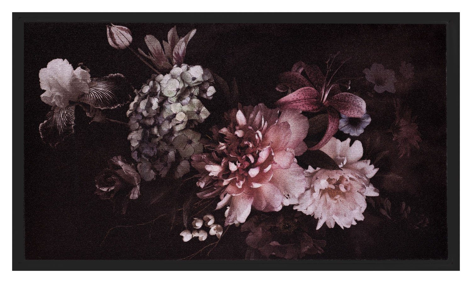 45 Polyamid, 75 cm, IMAGE, Blumen HAMAT, x Fußmatte Vinyl, Bunt, rechteckig