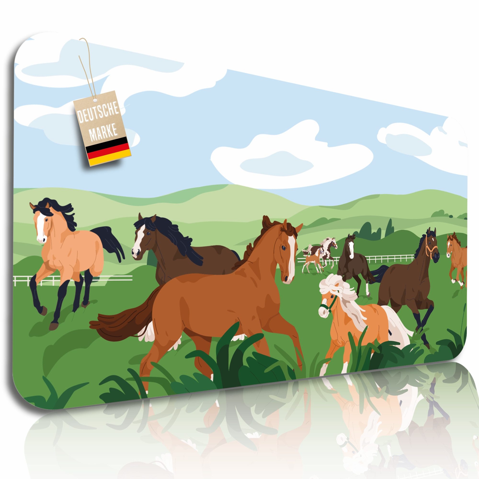 Lineo Schreibtischunterlage Malunterlage für Kinder abwischbar, (1 tlg., XXL Kinder-Tisch-Unterlage)