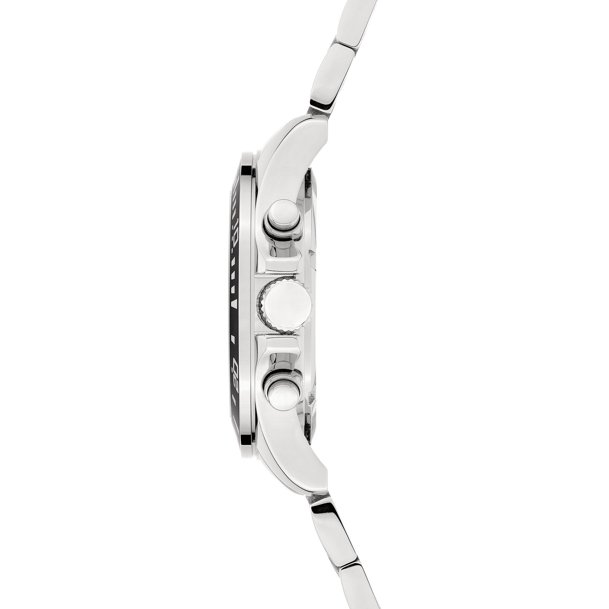 s.Oliver Chronograph Solid Chrono SO-4455-MC, Quarzuhr, Armbanduhr, Herrenuhr, Edelstahlarmband, analog, Tag