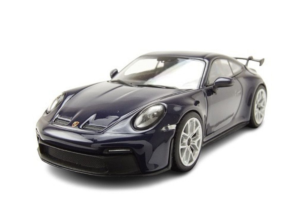 Minichamps Modellauto Porsche 911 (992) GT3 2021 blau metallic, Maßstab 1:43