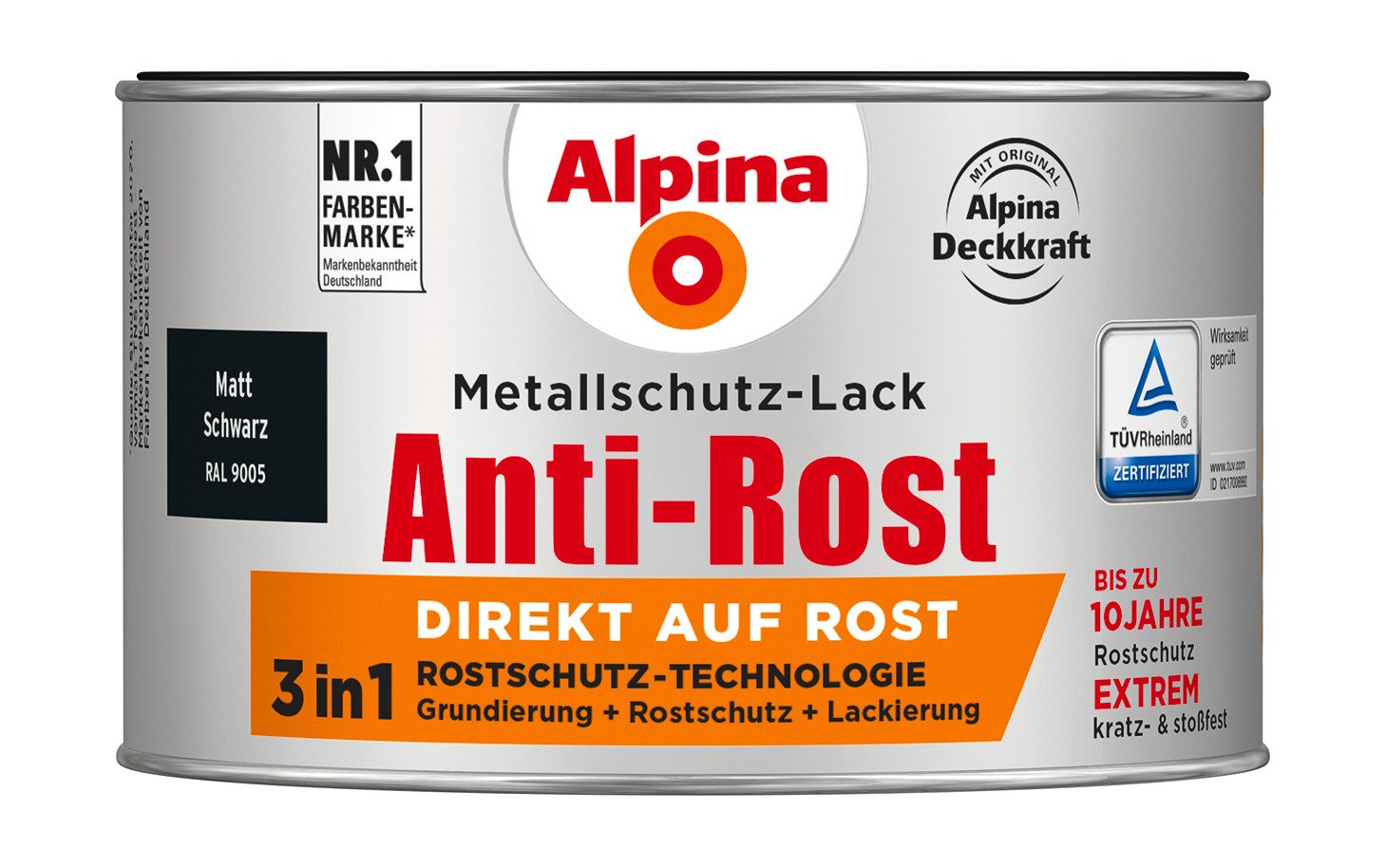 Alpina Metallschutzlack Metallschutzlack Anti-Rost matt
