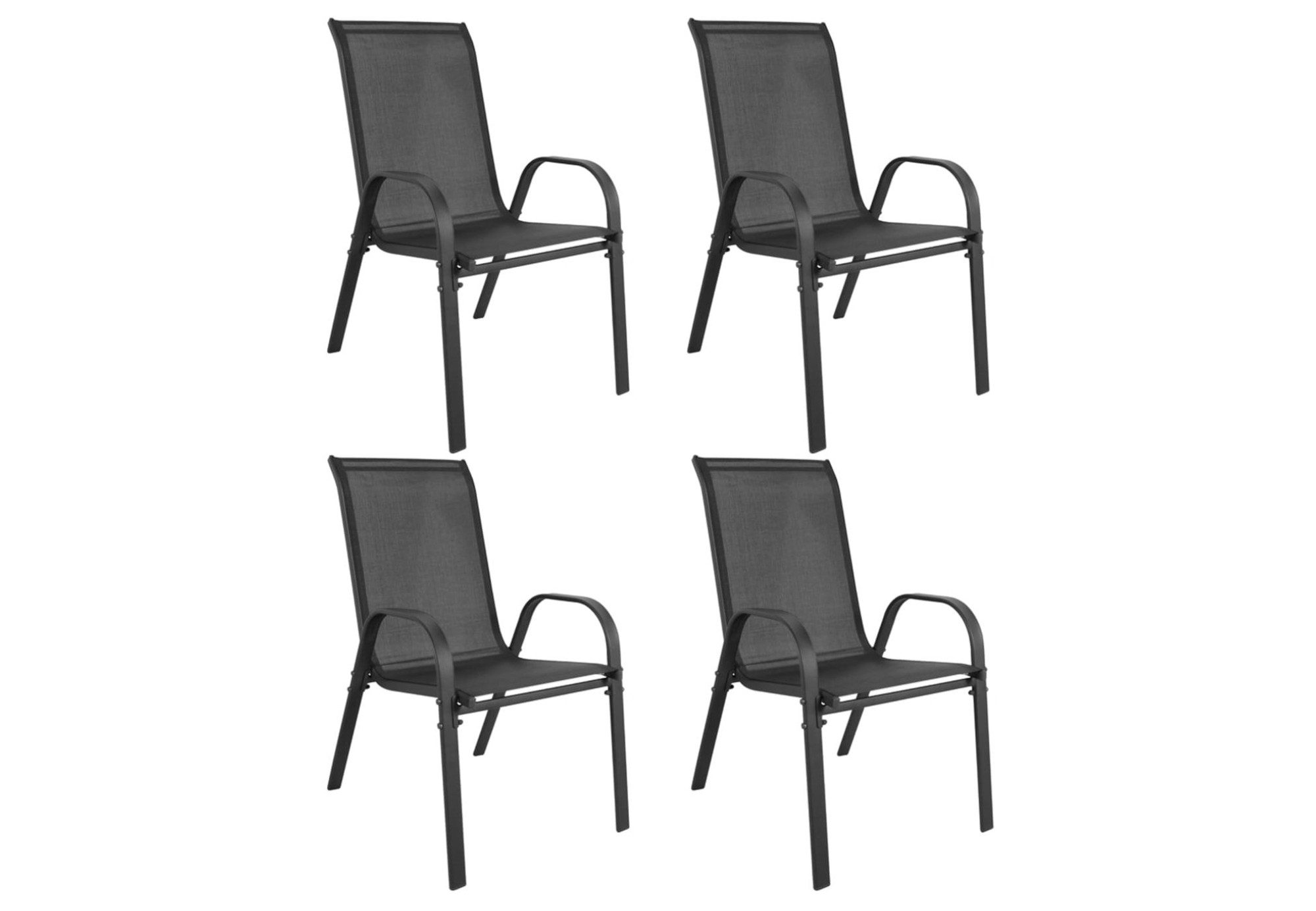 Home Collective Gartenstuhl Stapelstühle 4er Set günstig online kaufen