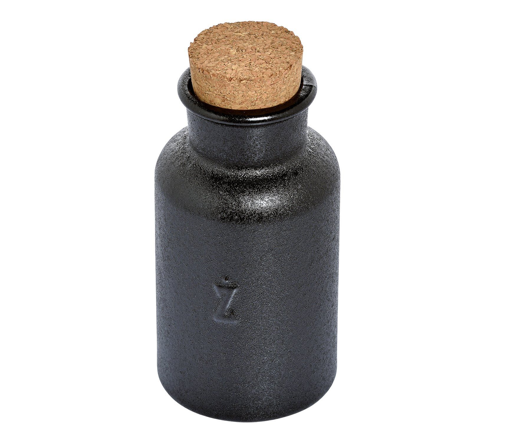Küchenprofi Gewürzbehälter Gewürzdose aus Keramik mit Korkdeckel 14,5 cm, Keramik, Kork, Individuell mit Kreidestift beschreibbar