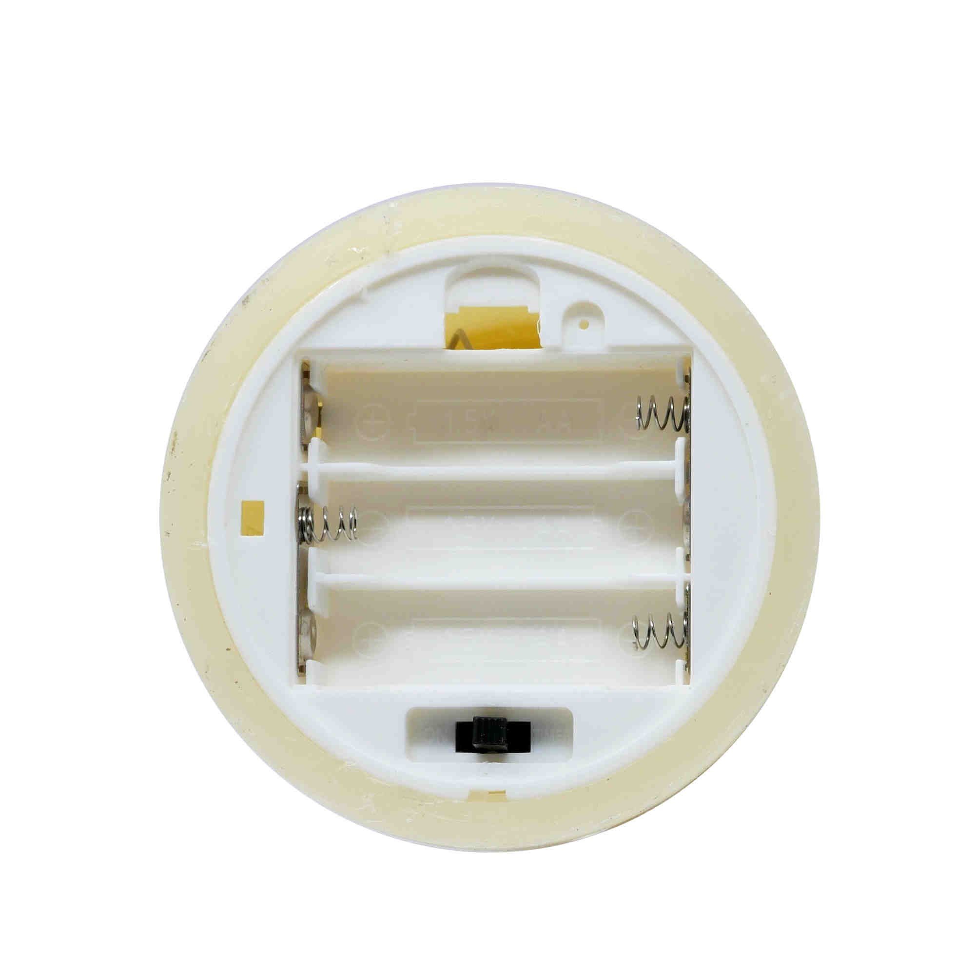 B&S LED-Kerze LED Echtwachskerze elfenbein bewegliche günstig online kaufen