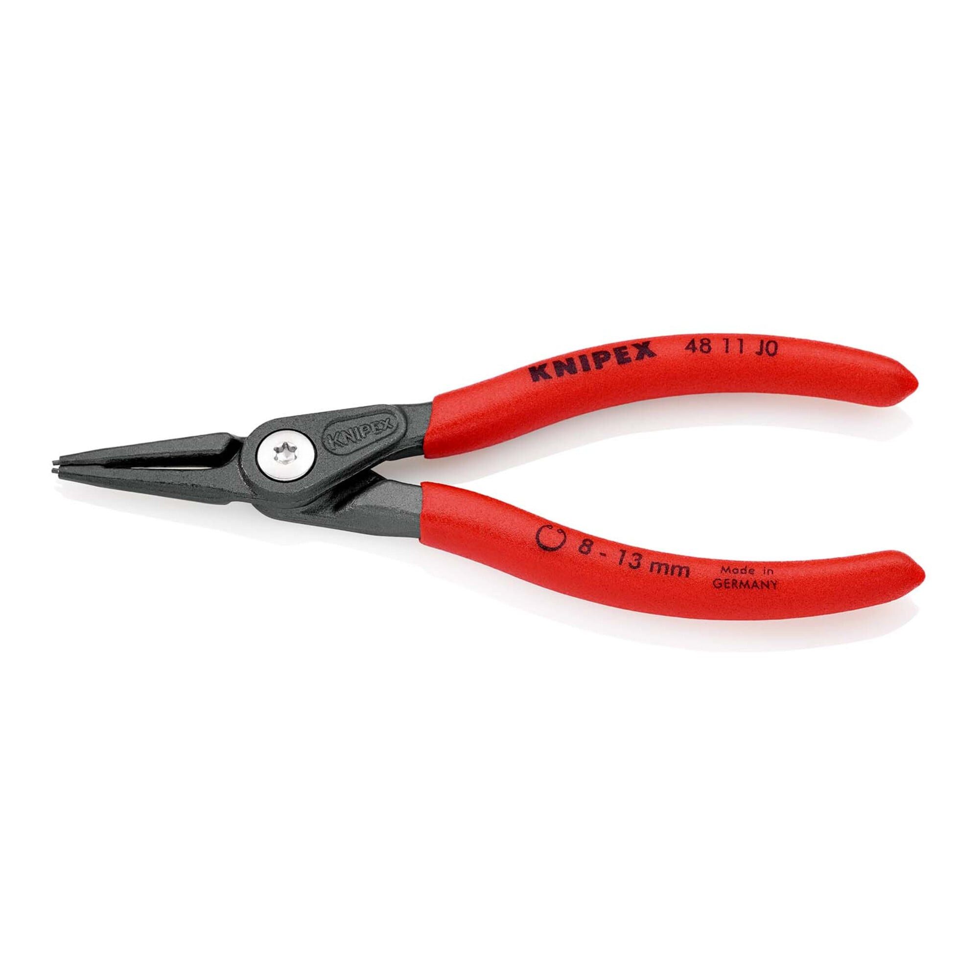 Knipex Sicherungsringzange KNIPEX 48 11 J0 Präzisions-Sicherungsringzange für Innenringe in Bohru