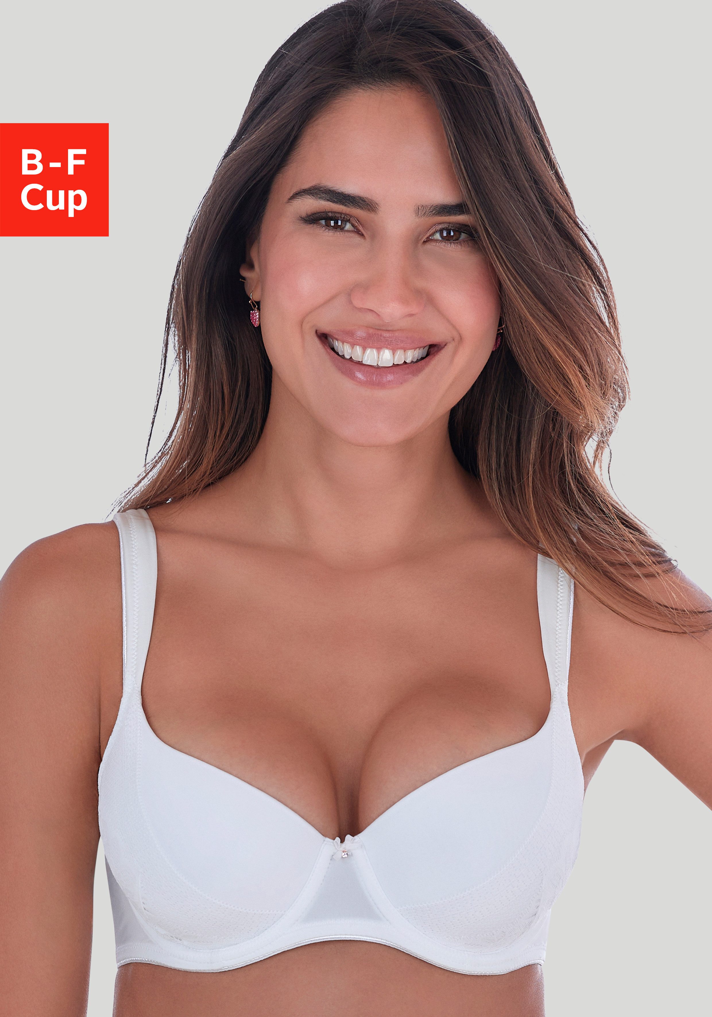 s.Oliver Schalen-BH Maelle mit breiten, leicht wattierten Trägern, Dessous. € 39,99