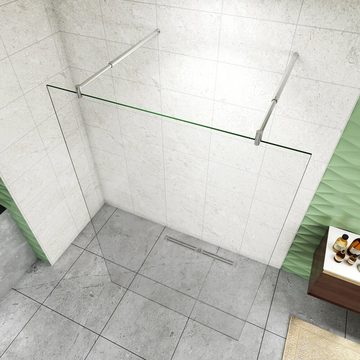 duschspa Duschwand 10mm Nano Glas Duschwand Duschkabine Walk in Dusche Duschtrennwand, Einscheibensicherheitsglas, Sicherheitsglas, (Set), Glas, Nano Glas