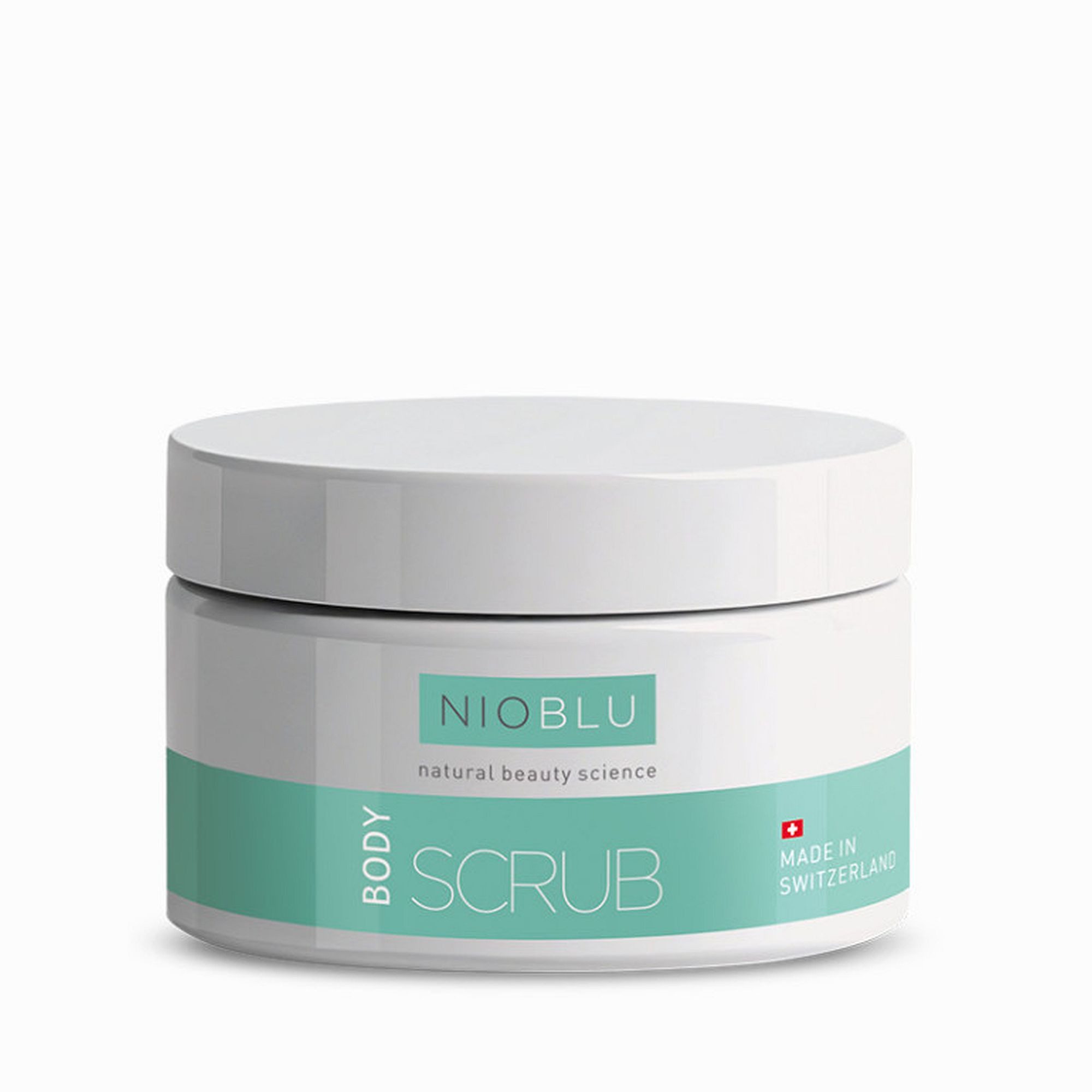 NIOBLU Körperpeeling Alpensalz Peeling – Mit Jojobaöl & Sheabutter – Zitrusduft