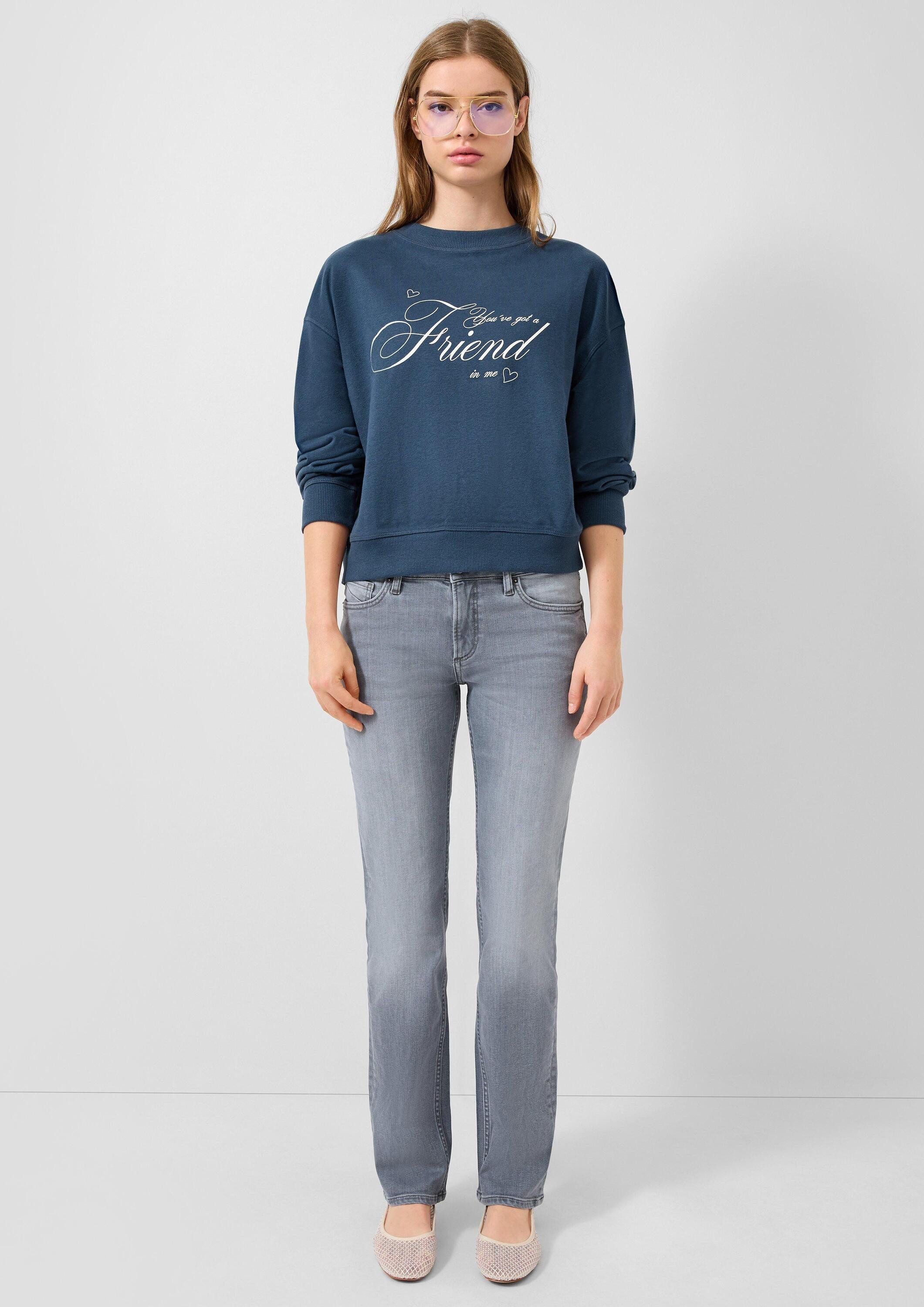 QS Regular-fit-Jeans Jeans-Hose CATIE Jeans Catie / Slim Fit / Mid Rise / Straight Leg