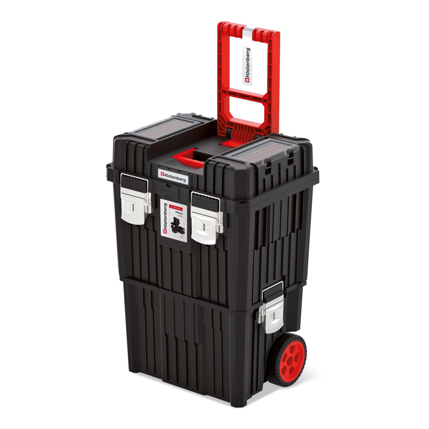 Kistenberg Werkzeugtrolley KHVWM-S411, Mobiler Werkzeugkasten Schwer