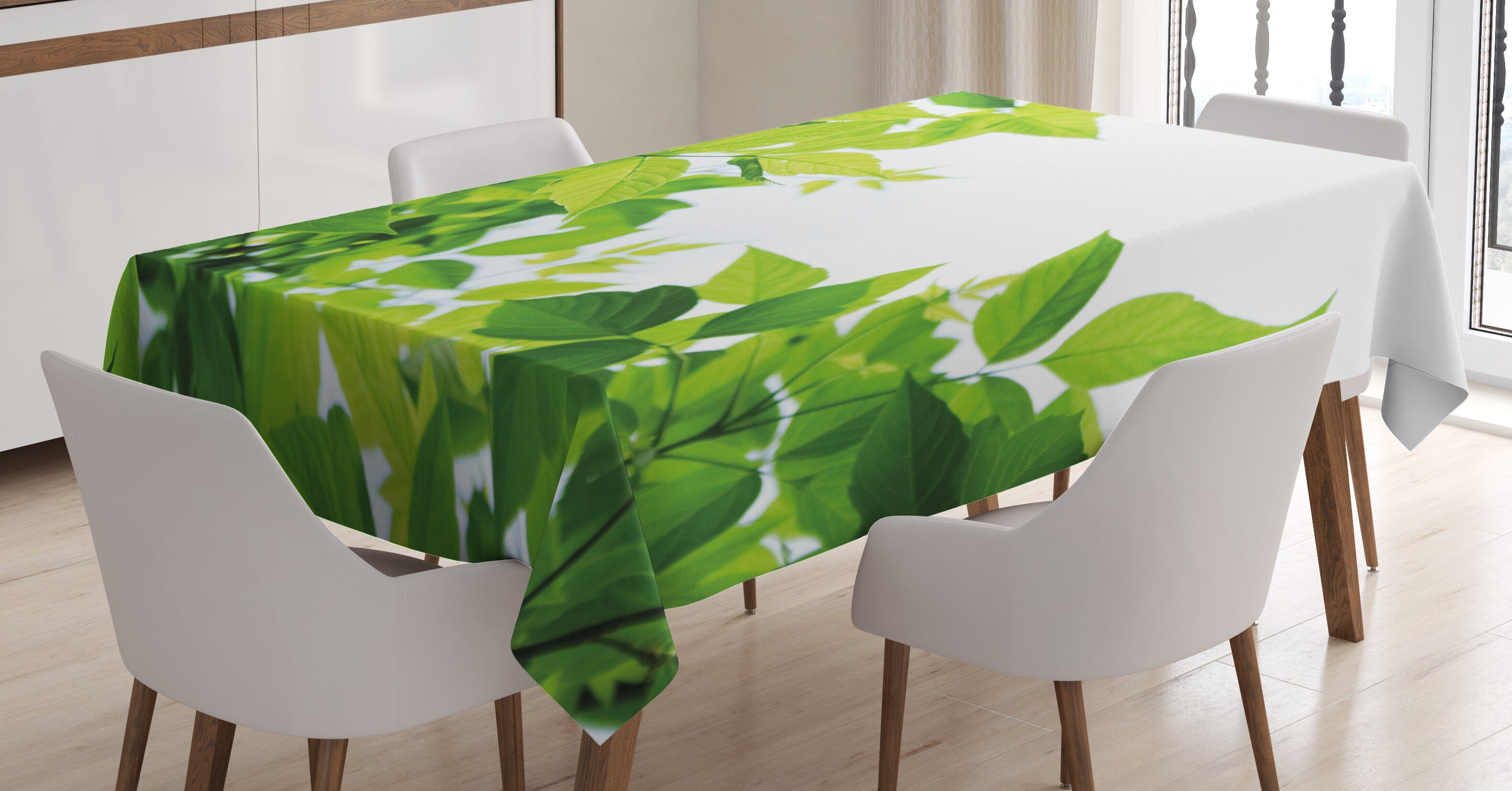 Abakuhaus Tischdecke Farbfest Waschbar Für den Außen Bereich geeignet Klare Farben, Pflanze Geburt der Natur