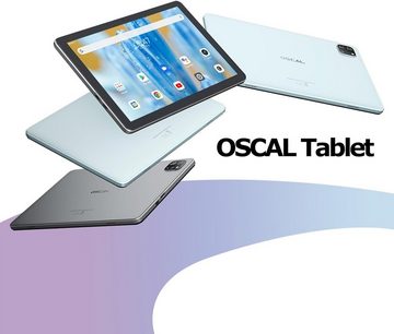 OSCAL Quad-Core Prozessor Tablet (10", 64 GB, Android 12, Mit einem wunderschönen Design und erstaunlichen Funktionen, 7 GB RAM)