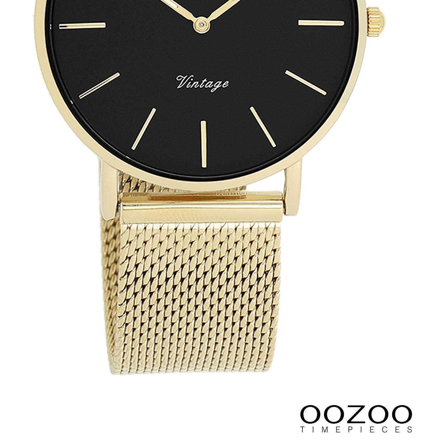 OOZOO Quarzuhr Oozoo Damen Armbanduhr Timepieces Analog, (Analoguhr), Damenuhr rund, mittel (ca. 32mm) Metallarmband, Fashion-Style