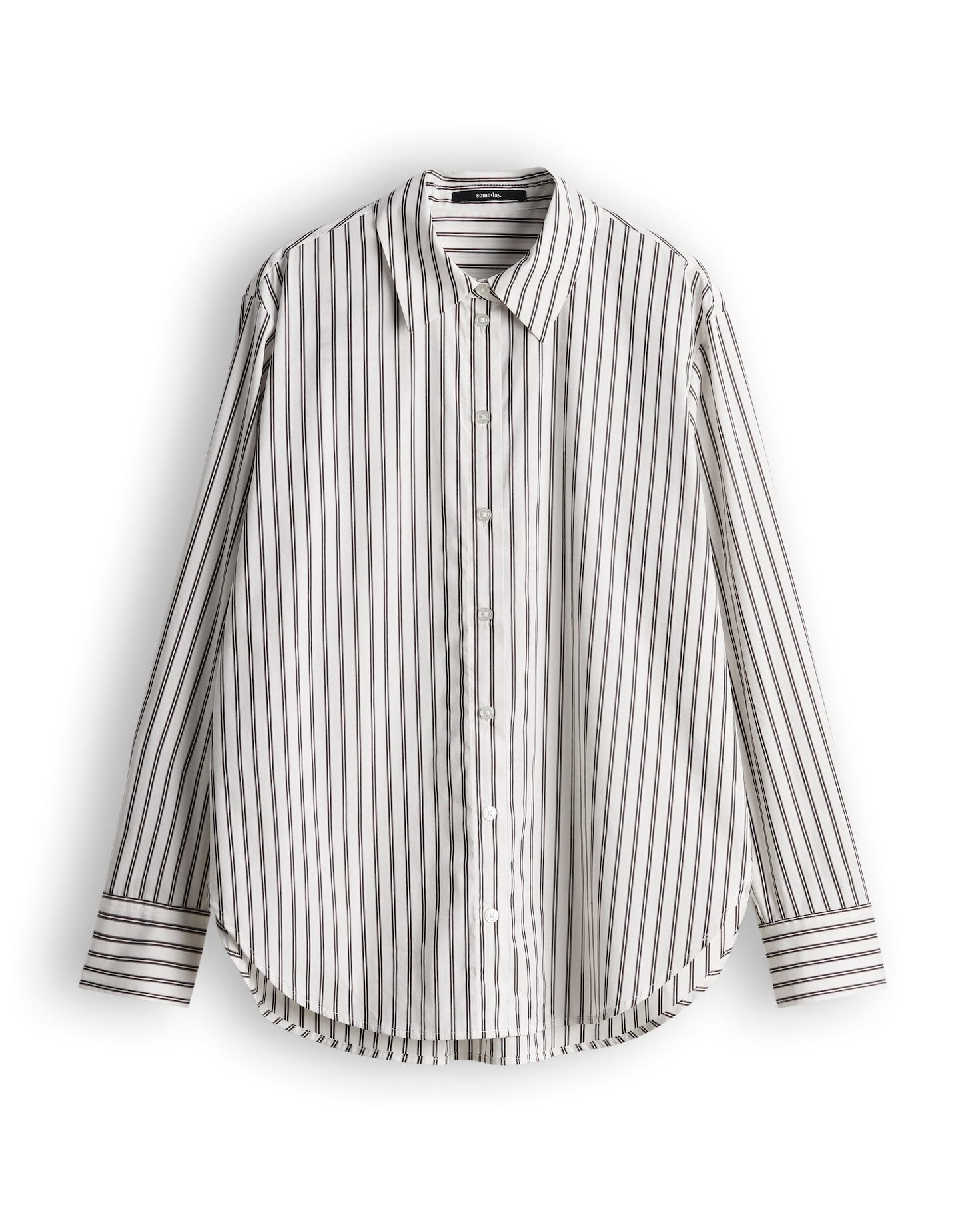 someday Langarmbluse ZIVIAN Loose aus nachhaltigem BCI Cotton Mix gerader S günstig online kaufen