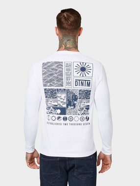 TOM TAILOR Denim T-Shirt Langarmshirt mit Print