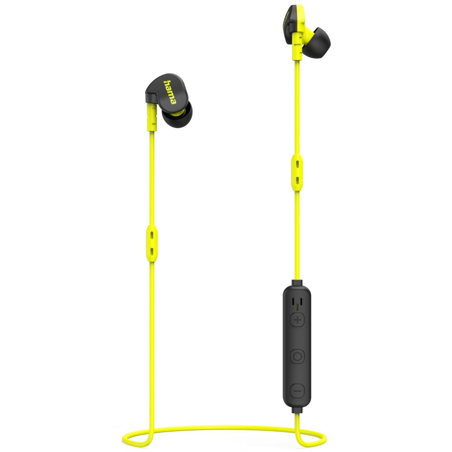 Hama Sport BT Kopfhörer Bluetooth Headset Ohrbügel Smartphone-Headset (Anruffunktion, Bluetooth, Mikrofon, Wiedergabe-Steuerung, Bluetooth 5.3, Ohrbügel Schweißfest Anruf-Funktionen Wiedergabe-Steuerung Mikrofon)