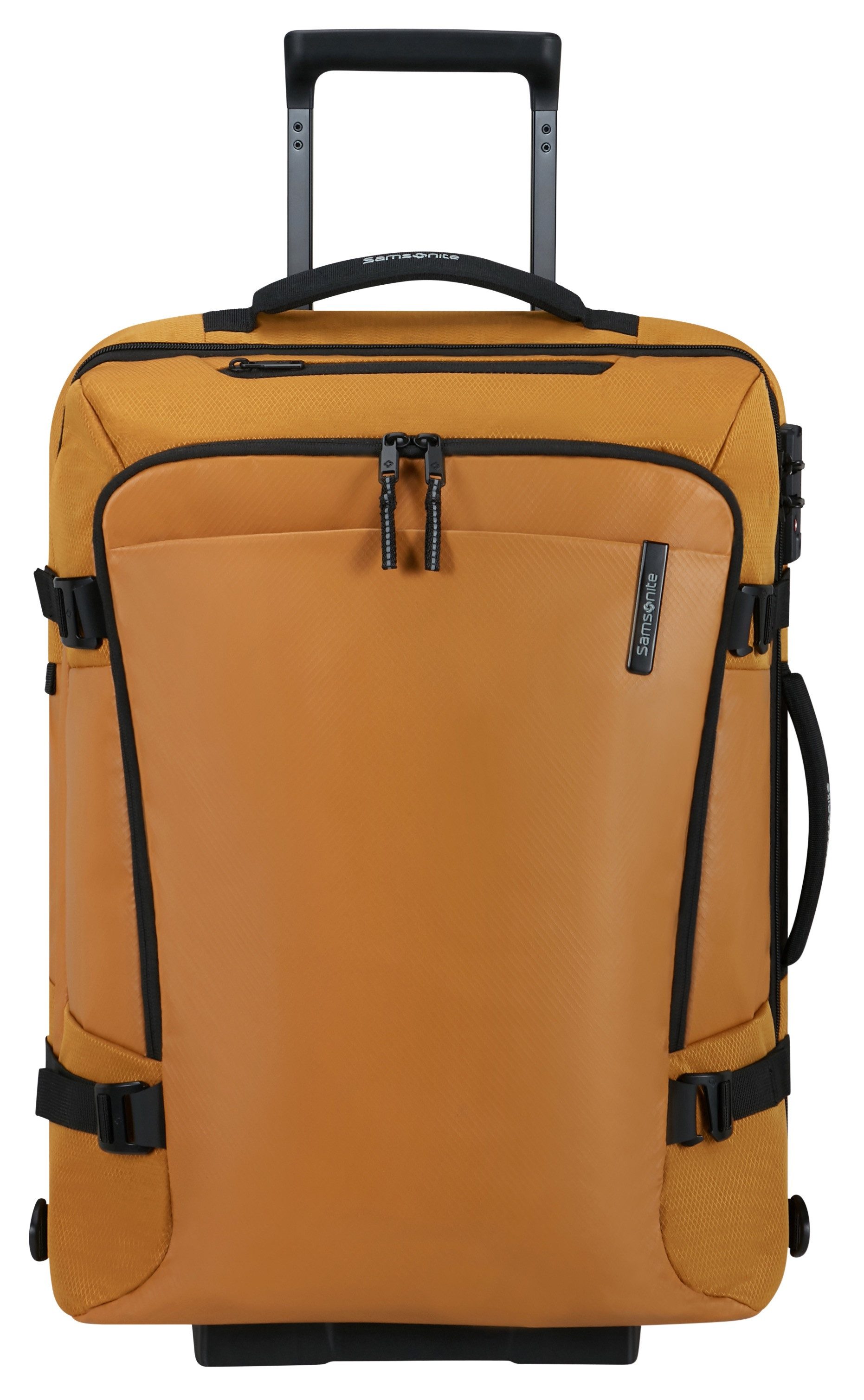 Samsonite Reisetasche ARMOX, 55 cm, Duffle mit Rollen TSA-Schloss Packgurte Trolley-Gestänge