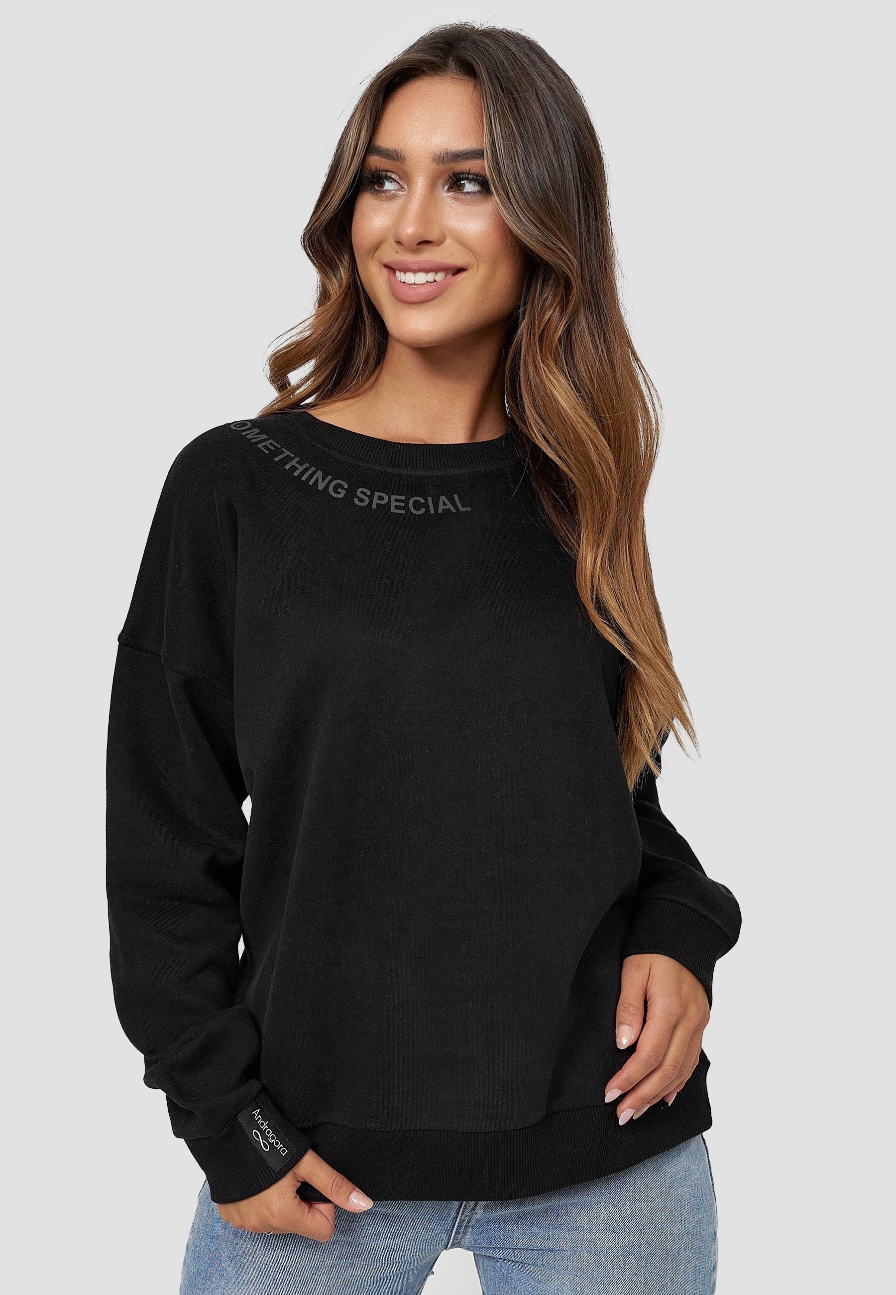 Decay Sweatshirt mit dezentem Print | Jacken