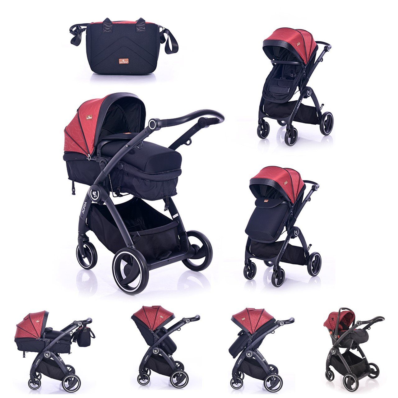 Kombi-Kinderwagen Kombikinderwagen Adria