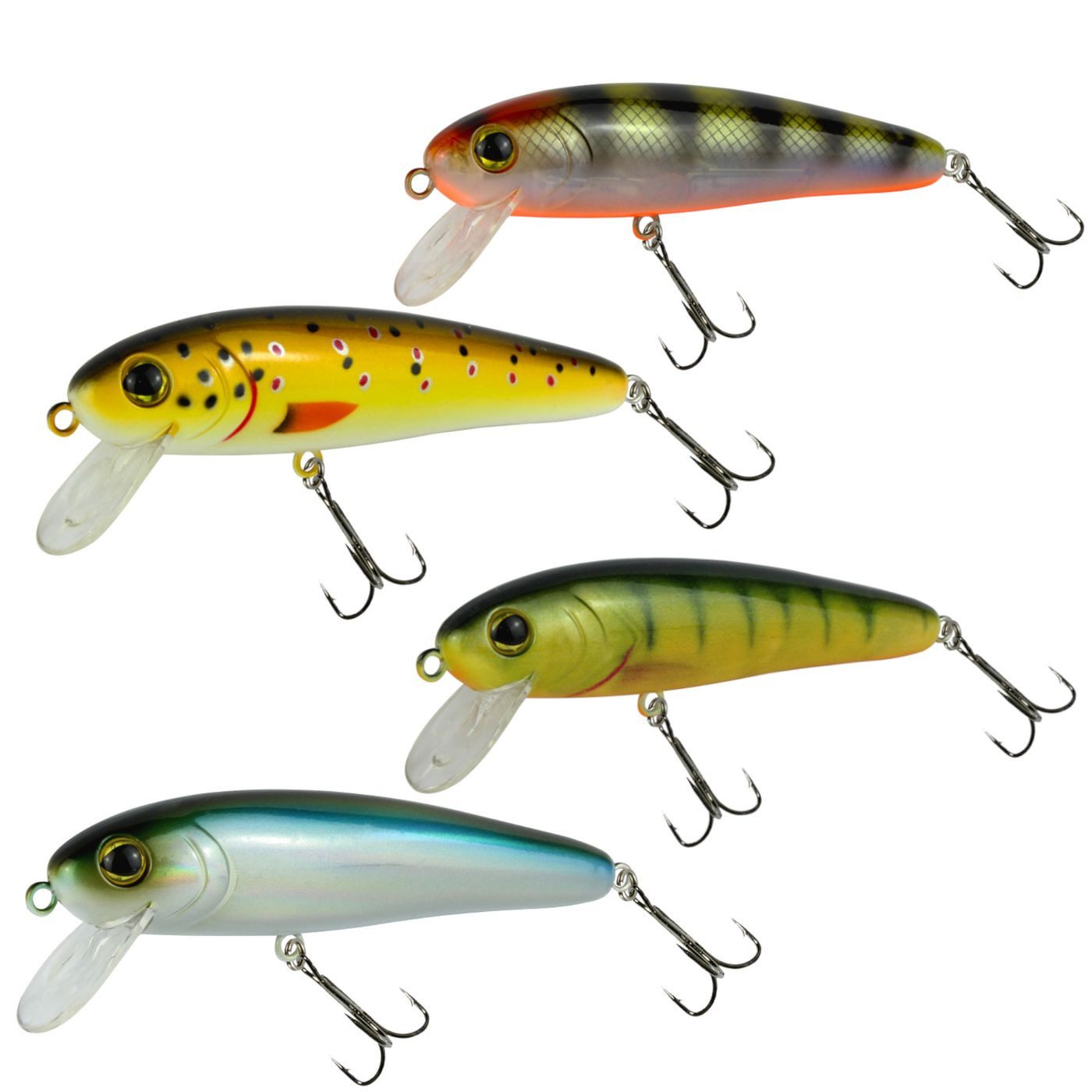 Kunstköder 4 Seika Pro Wobbler Akita 11cm 32g - Kunstköder Set