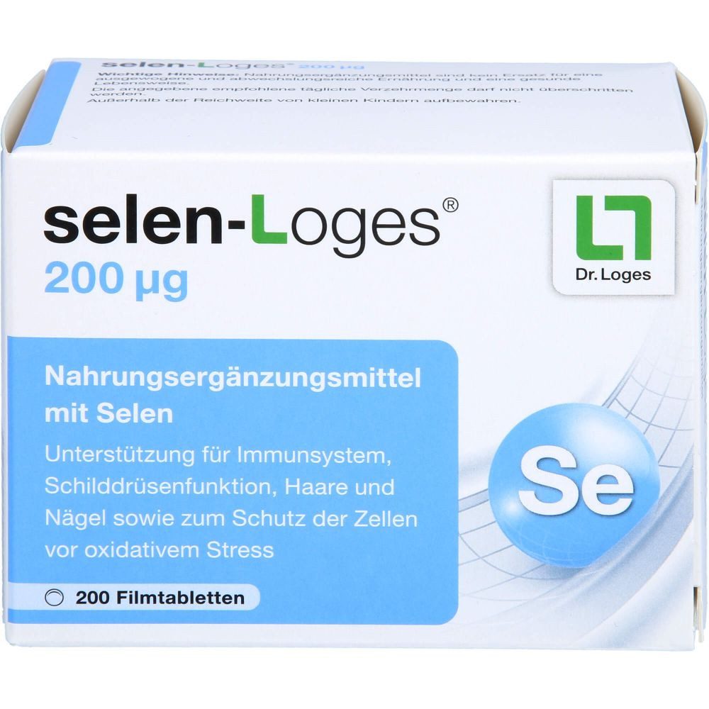 Dr. Loges + Co. GmbH SELEN-LOGES 200 μg Filmtabletten Filmtabletten, 200 St.