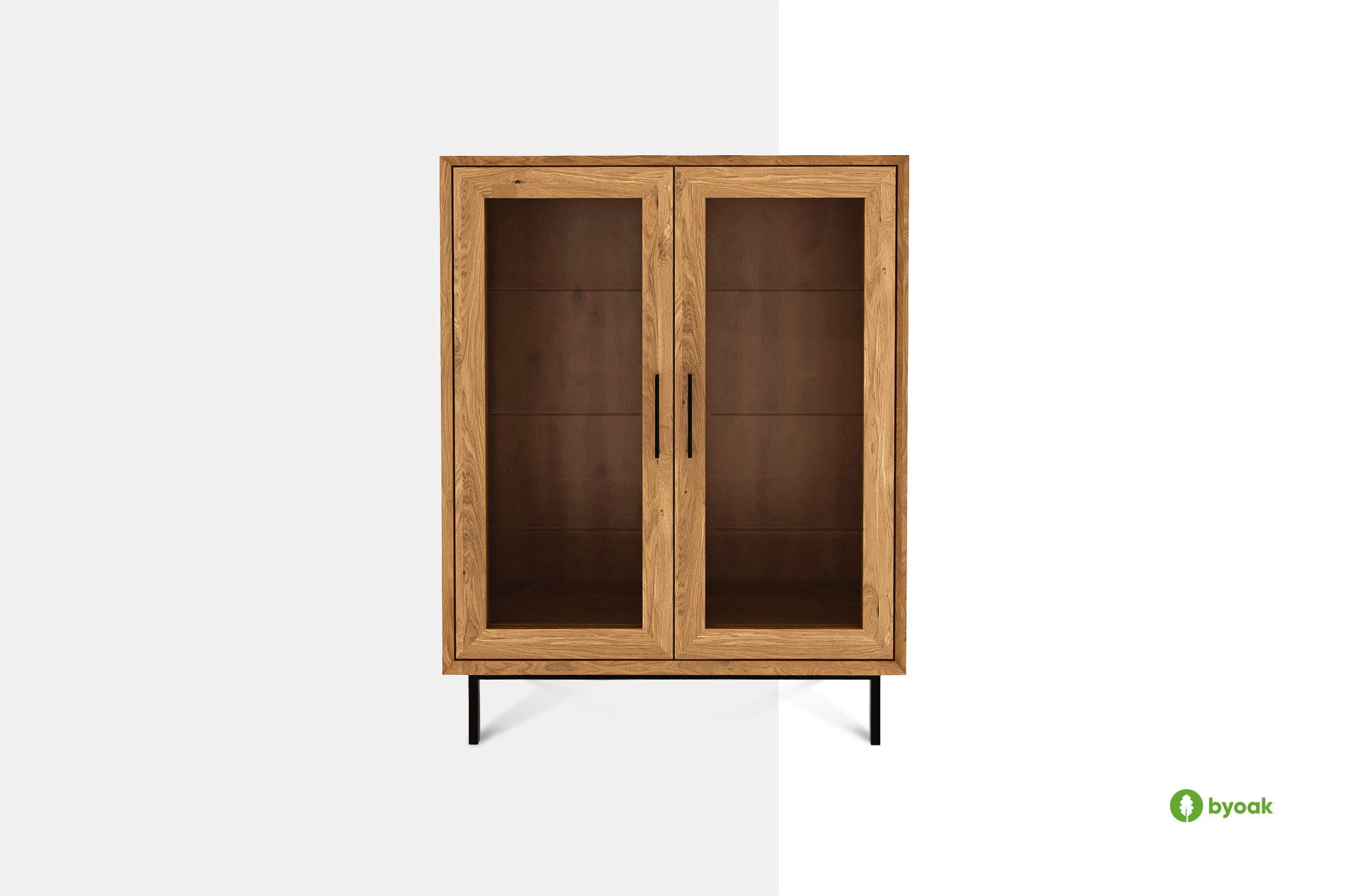 byoak Anrichte ABIES aus Massivholz, Naturgeölt