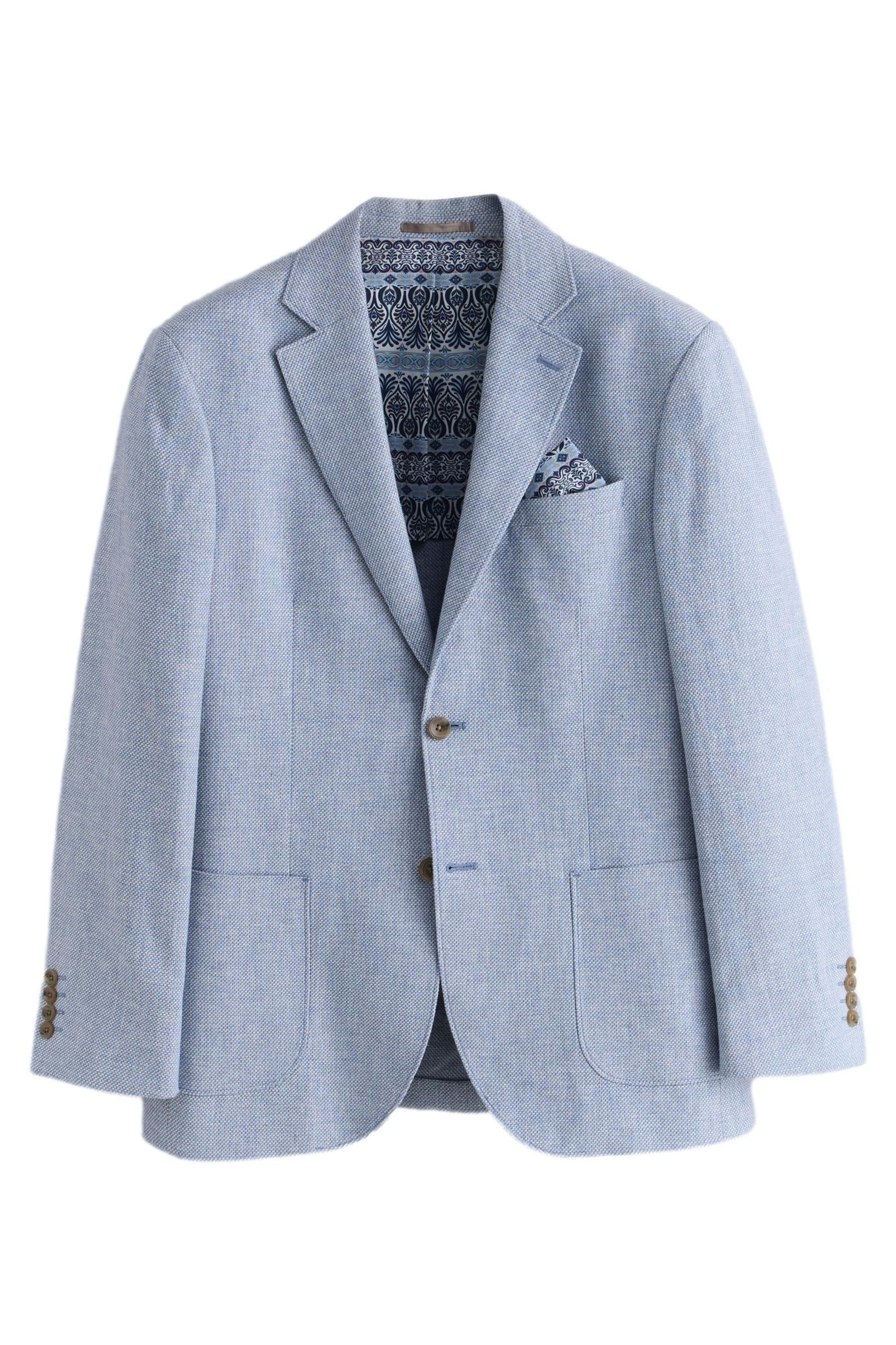 Next Jackenblazer Strukturierter Blazer aus Leinenmix, Regular Fit (1-tlg)