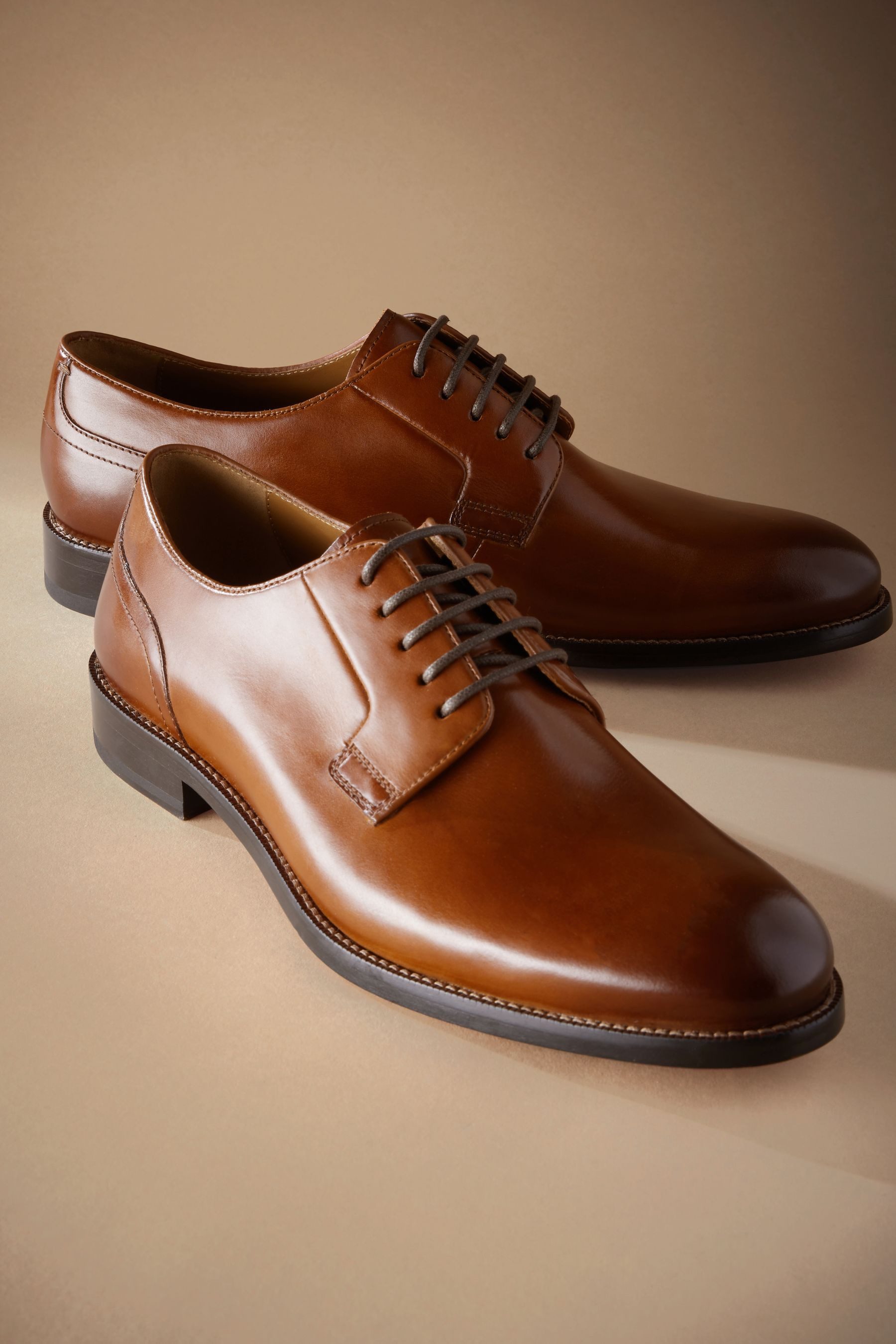Next Signature Derby-Schuhe mit Ledersohle Schnürschuh (1-tlg)
