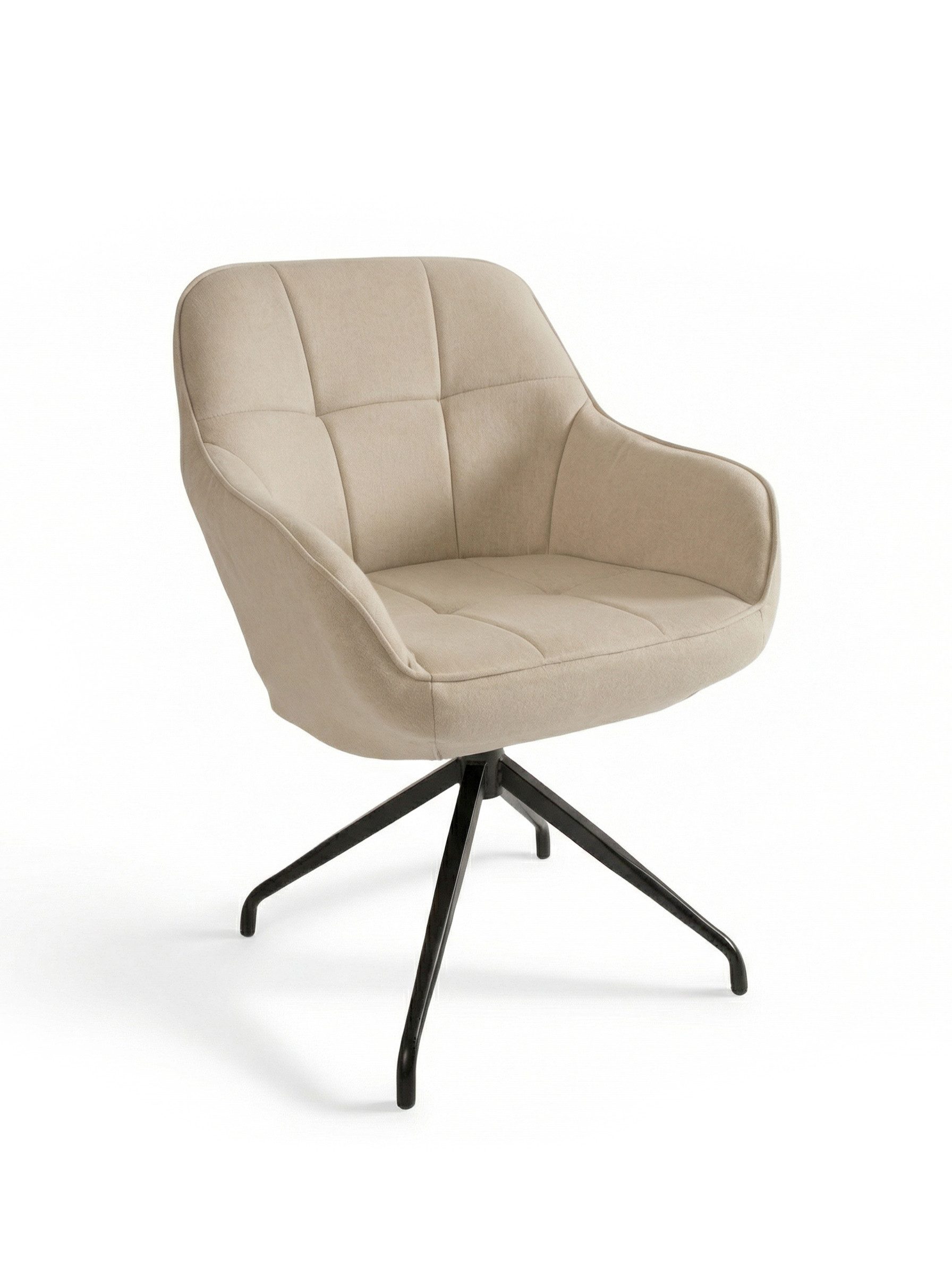 faee Polsterstuhl Tidlos, 360° drehbar, quadratische Naht, FSC-zertifiziert, Belastbar 110 kg