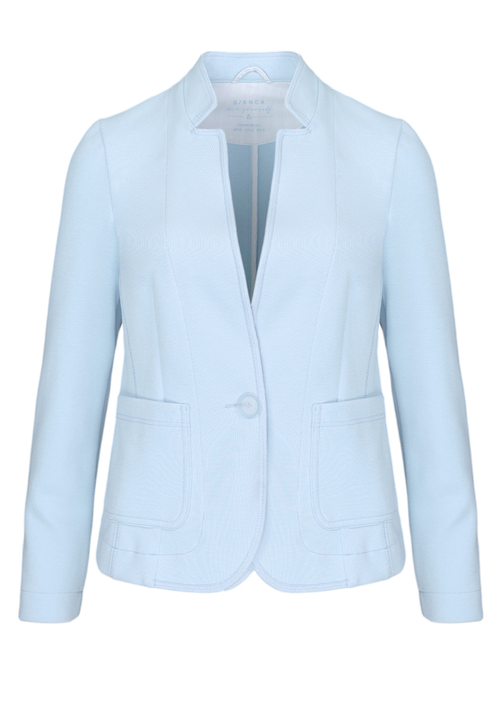 bianca Kurzblazer JOLIEN in modernem unifarbenen Jersey günstig online kaufen