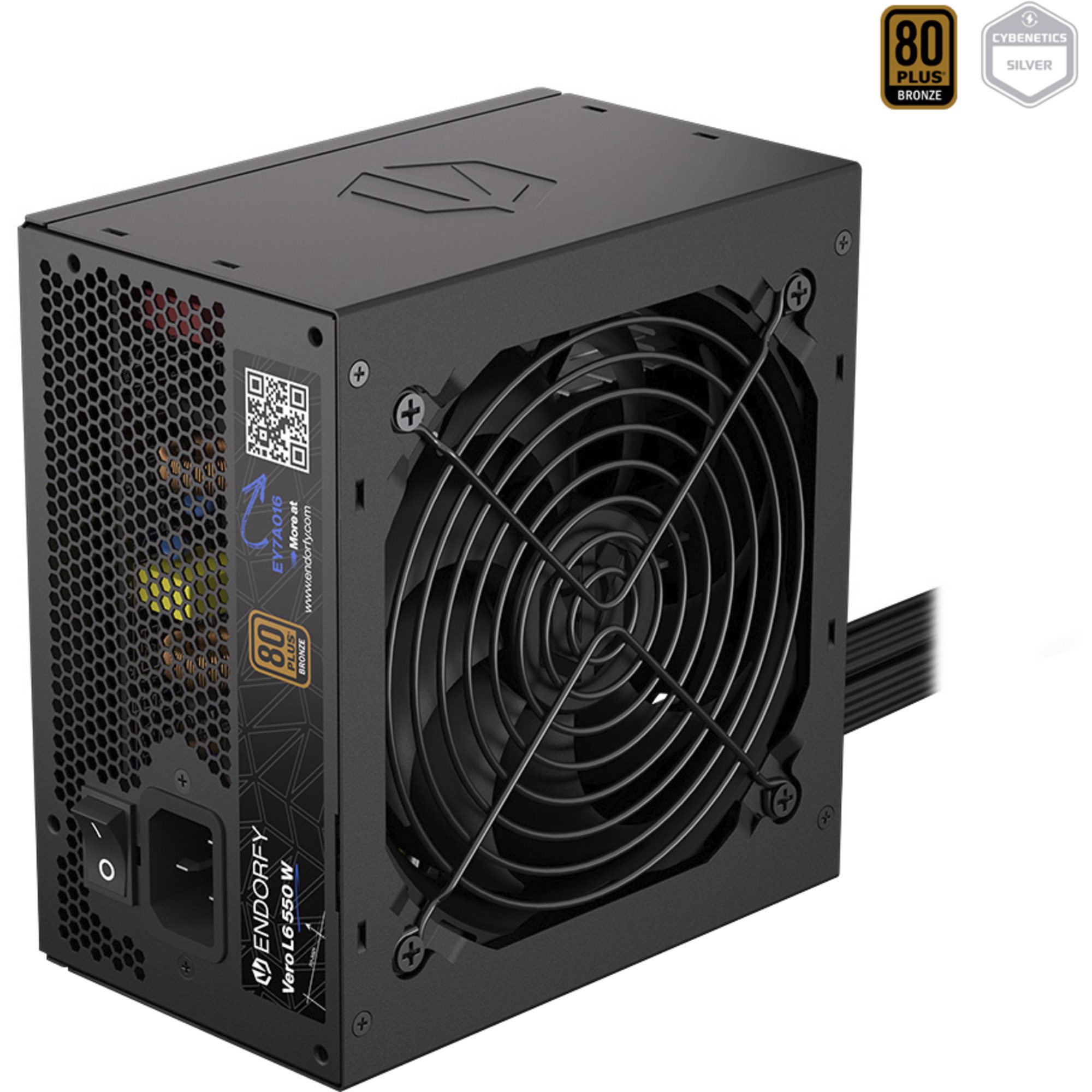 ENDORFY ENDORFY Vero L6 550 W, PC-Netzteil, (1x 12-Pin PC-Netzteil (80 PLUS Bronze)