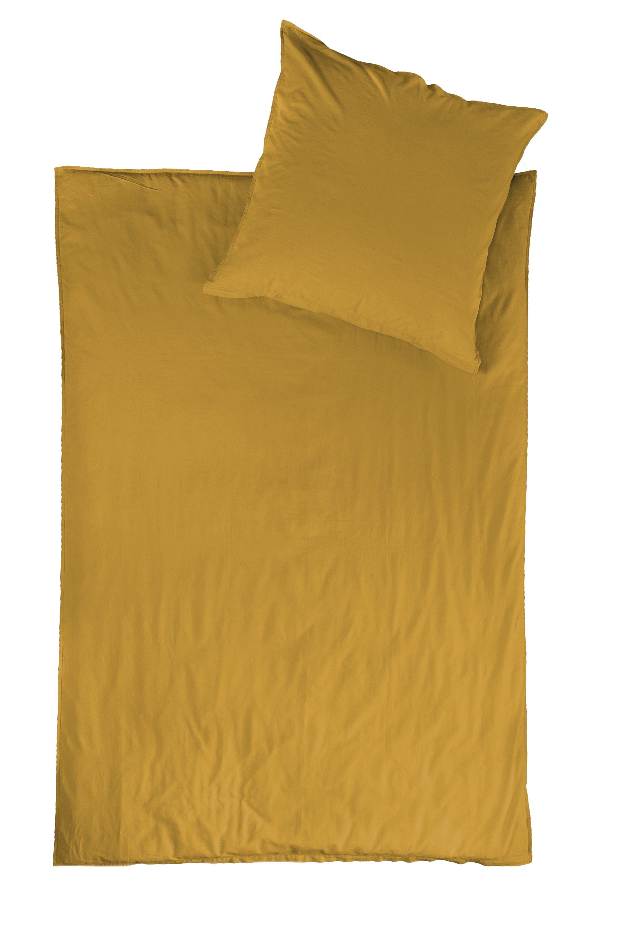 jilda-tex Bettwäsche Lissabon, Renforcé (Bio-Baumwolle), 2 teilig, unifarbe günstig online kaufen