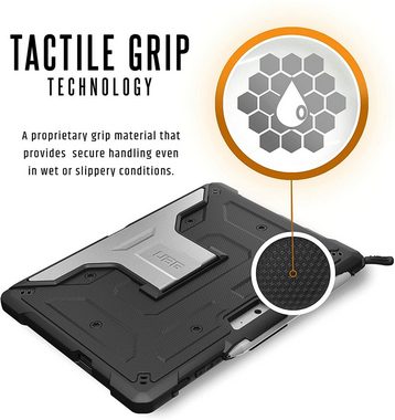 UAG Tablet-Hülle Metropolis - Surface Go 4 / Go 3 / Go 2 / Go Hülle, [Surface Pen Halterung, Standfunktion, Sturz- und stoßsicher]