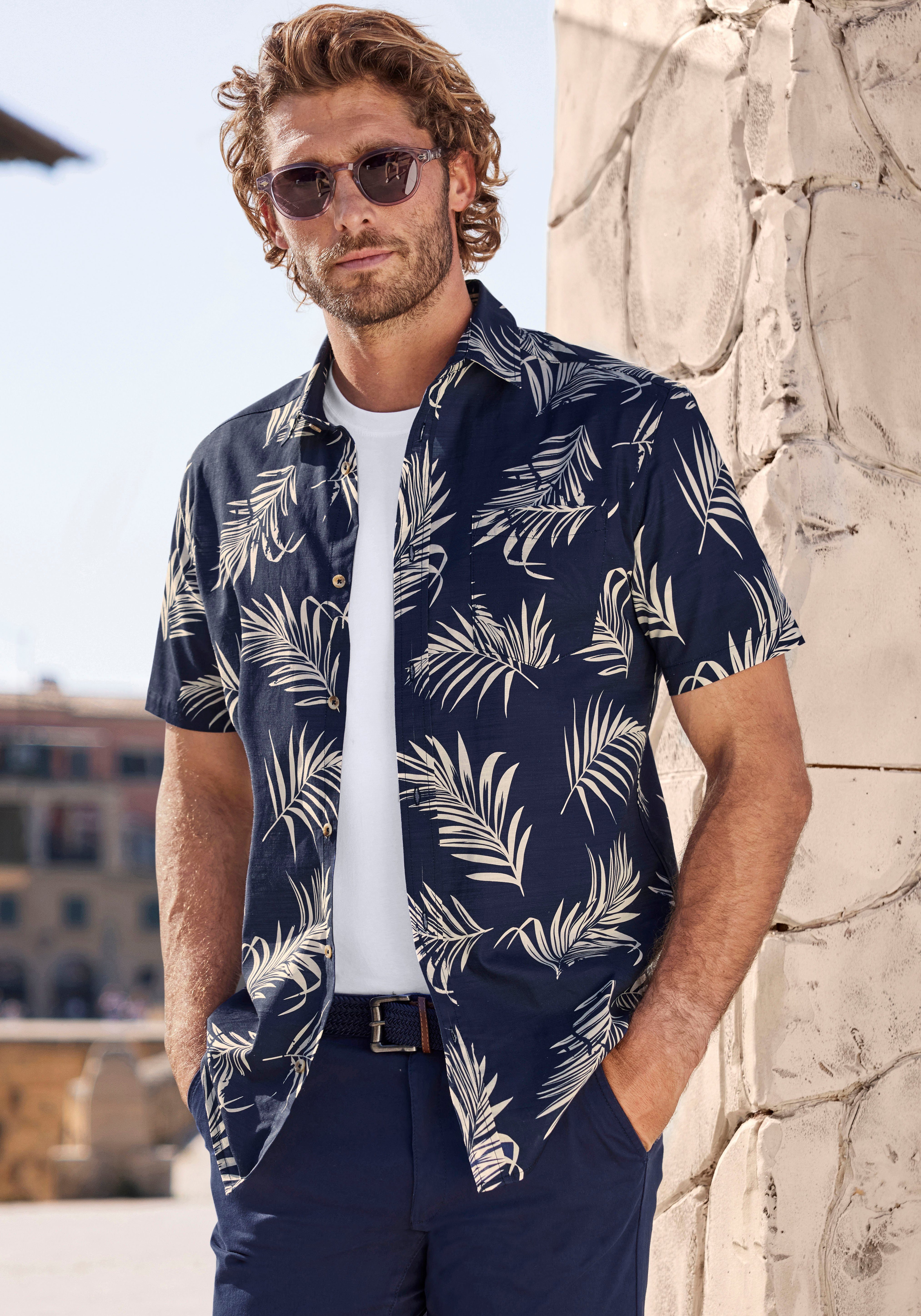 John Devin Hawaiihemd Regular fit Kurzarm, günstig online kaufen