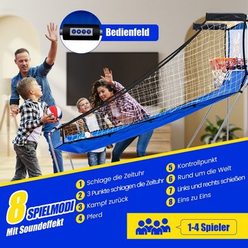 COSTWAY Basketballkorb Arcade-Basketballspiel, klappbar, für Kinder