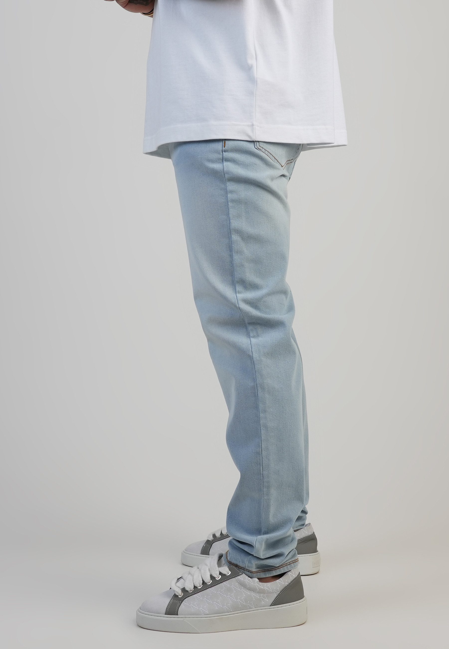 Siksilk Regular-fit-Jeans SikSilk Herren Slim Fit Jeans