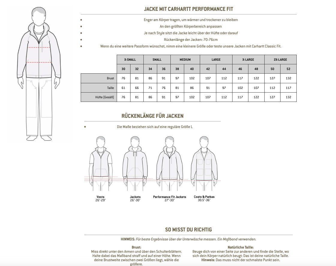 Carhartt Steppjacke Carhartt LOOSE FIT MONTANA günstig online kaufen