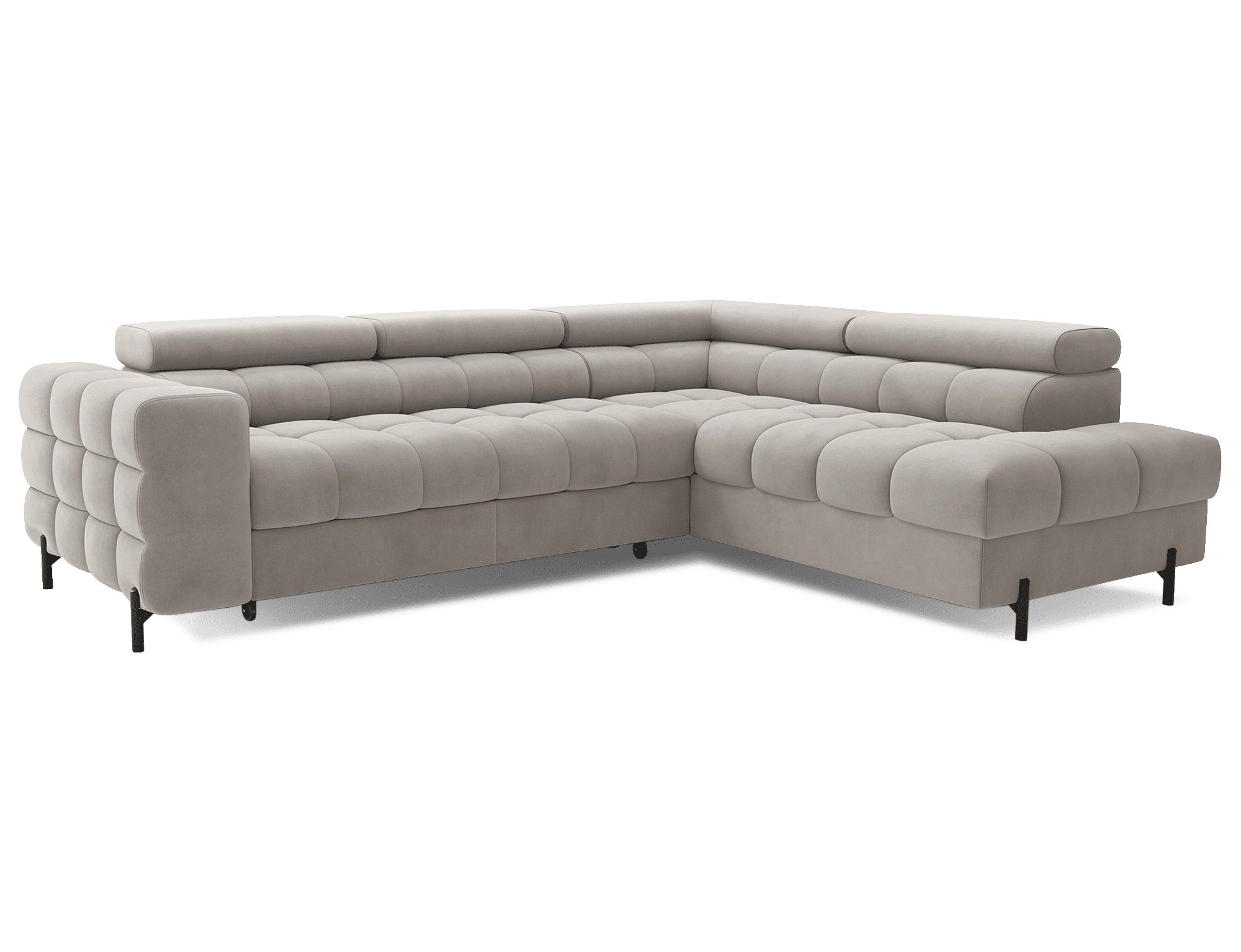 MOEBLO Ecksofa Ferrucio, modernes Schlafsofa mit Bettkasten & verstellbaren günstig online kaufen