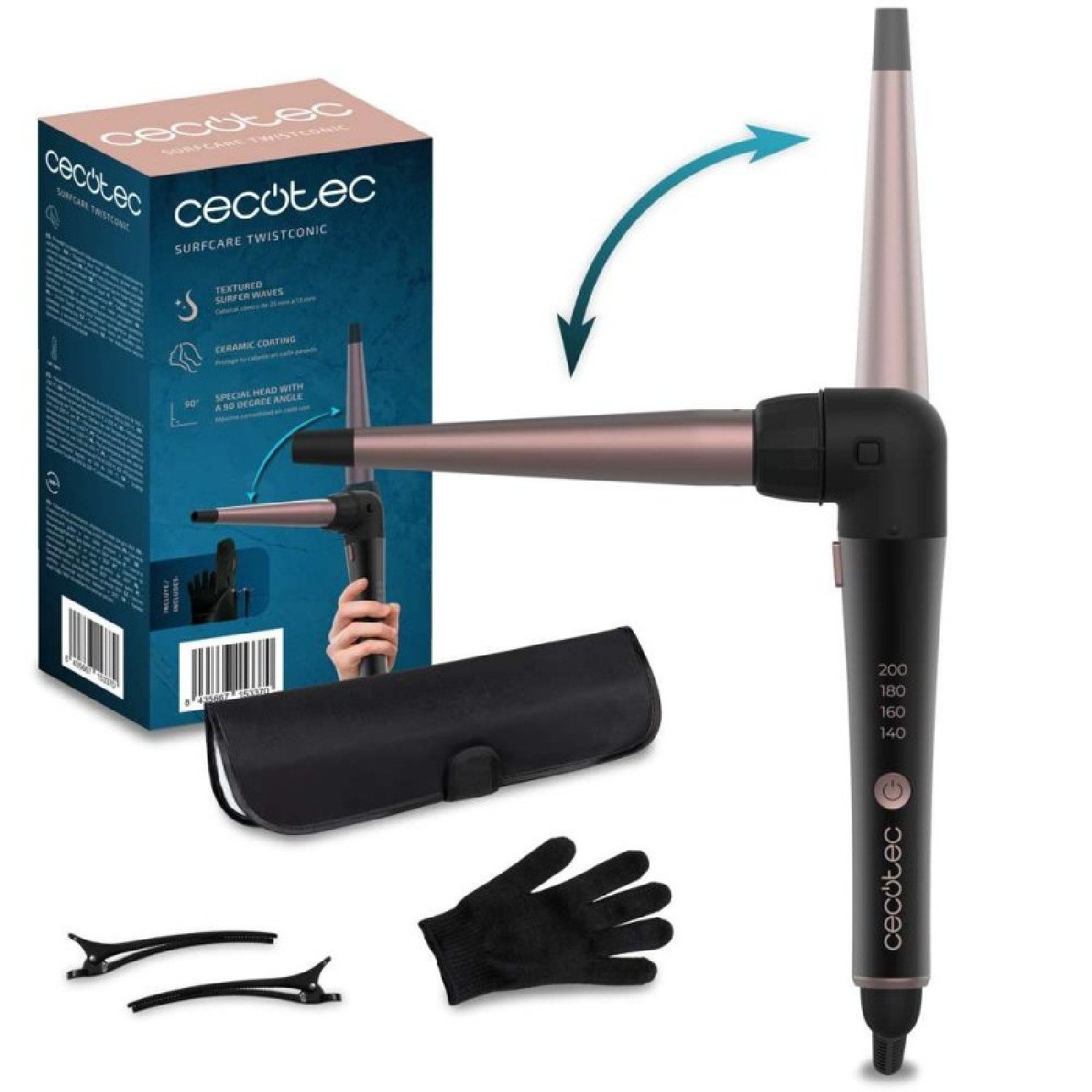 Cecotec Ionic-Haartrockner SurfCare TwistConic