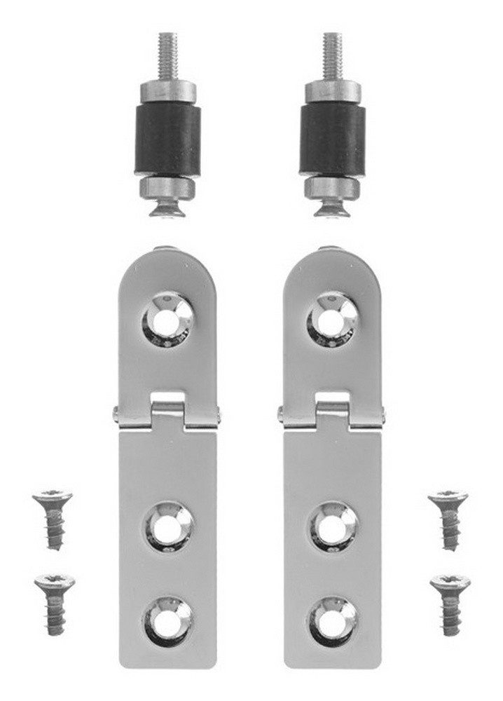 Duravit Urinaldeckel Ersatzteile, Scharnierpaar für Urinaldeckel Fizz - Chrom