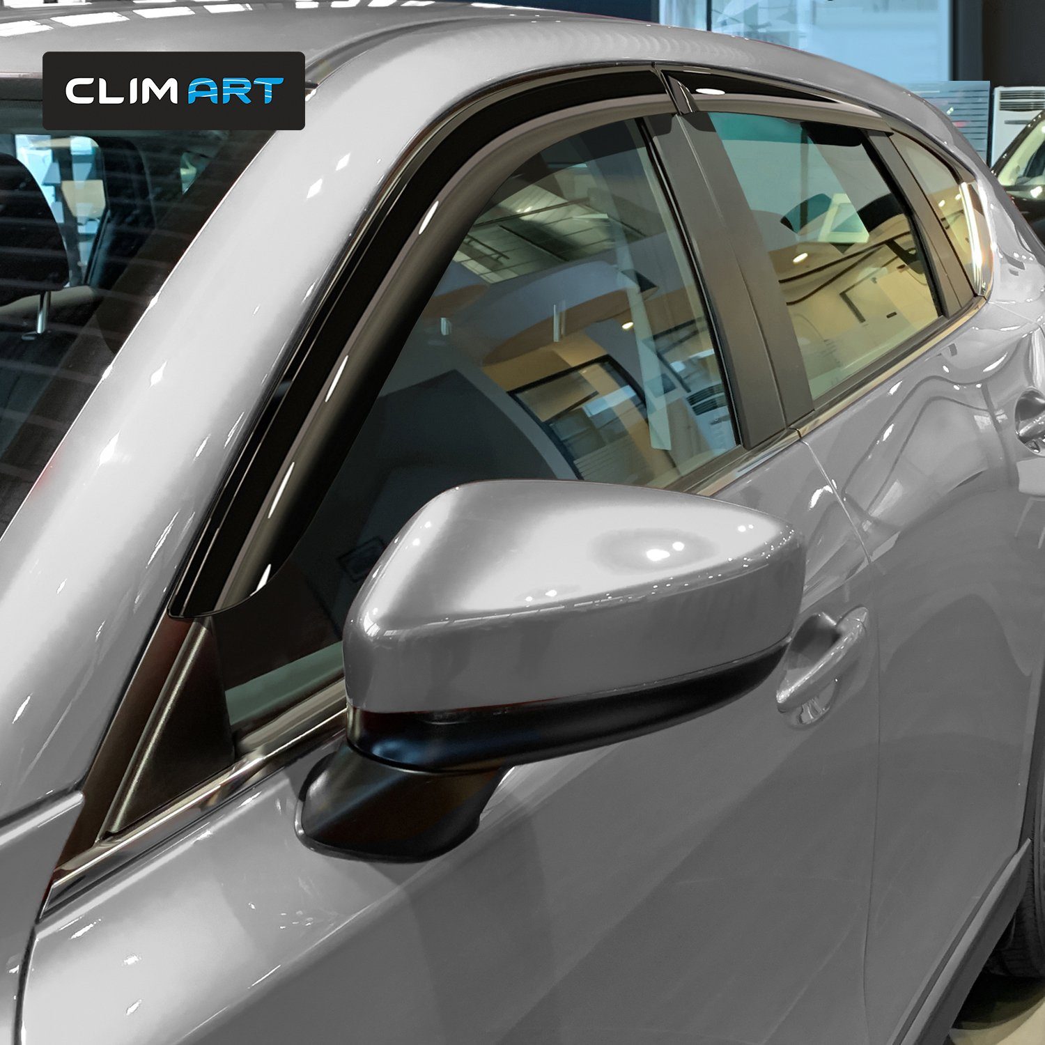 SUV Art Windabweiser CLIM CX-5 ART Clim (4 Mazda Auto-Fußmatte St) 2017-2023 mit für/kompatible