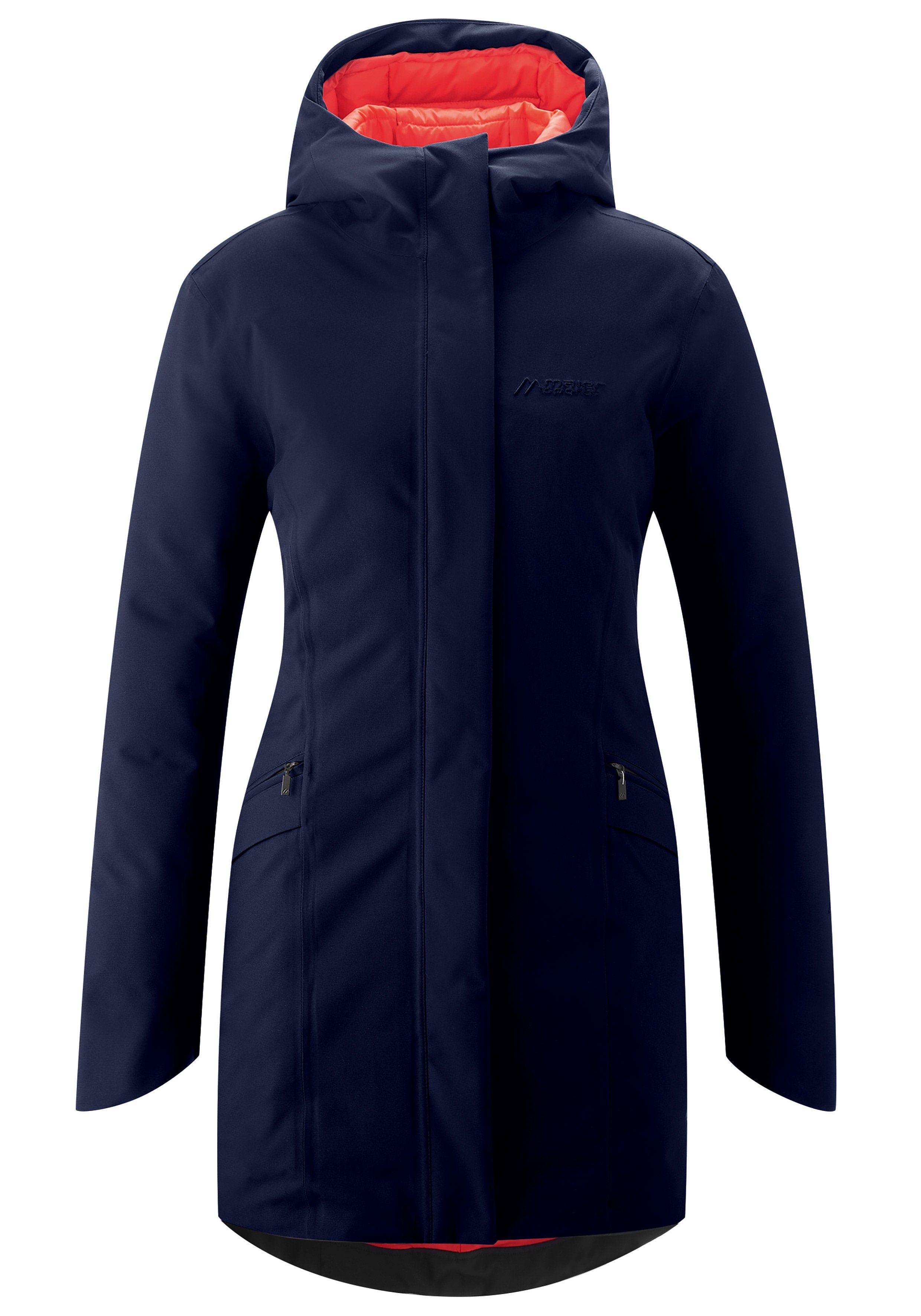 wattiert Maier Sportlicher City, Funktionsjacke Sports und für Outdoor dunkelblau leicht Outdoormantel Henni