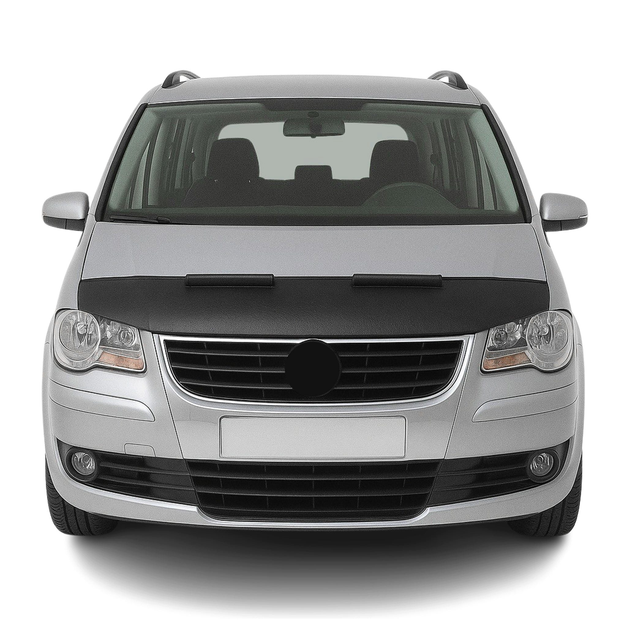 OMAC Frontstoßstange Haubenbra Bonnet Bra für VW Touran 2003-2010 Schwarz Halb, 1-St., Haltbar