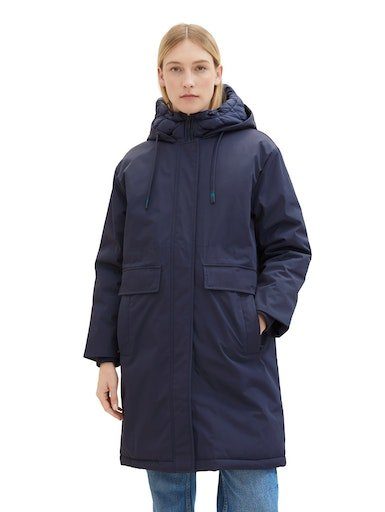 gestepptem TAILOR Parka der blue captain Kapuze auch - mit sky in Inlay TOM