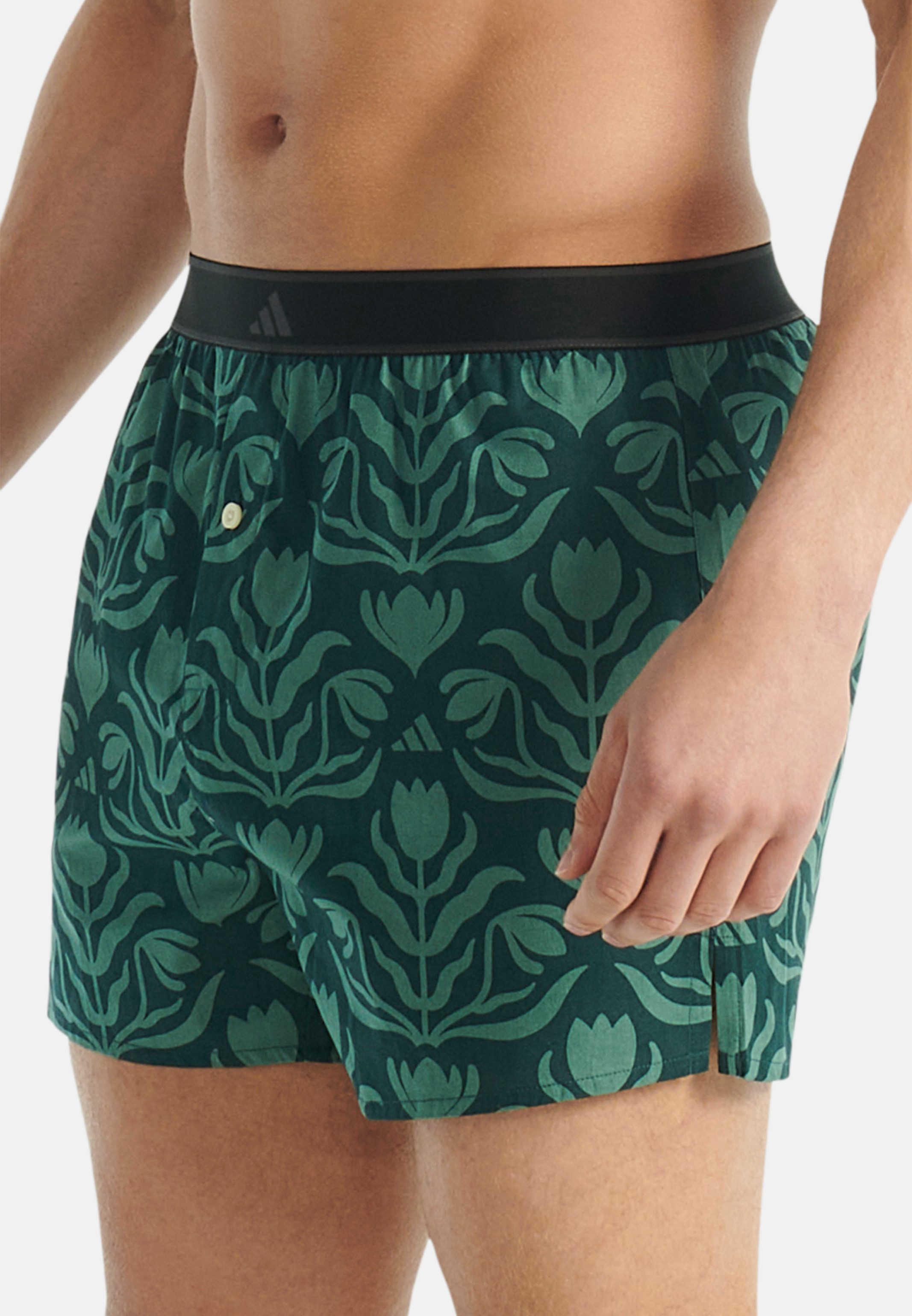 adidas Sportswear Boxershorts 4er Pack Active Woven (Spar-Set, 4-St) Boxershorts - Baumwolle - mit Eingriff - Atmungsaktiv