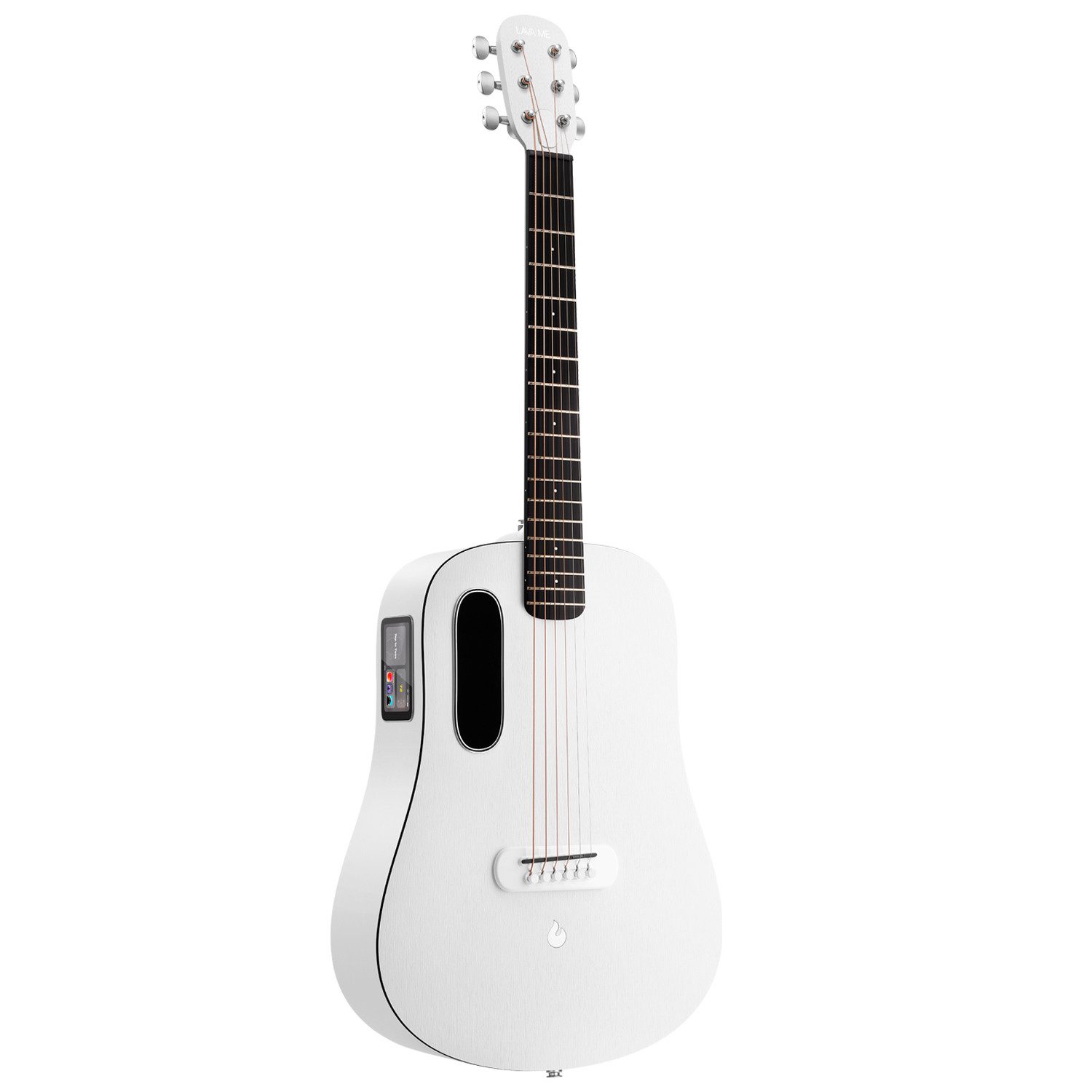 Westerngitarre Lava Music Gitarre ME Play 36 Zoll Frost White
