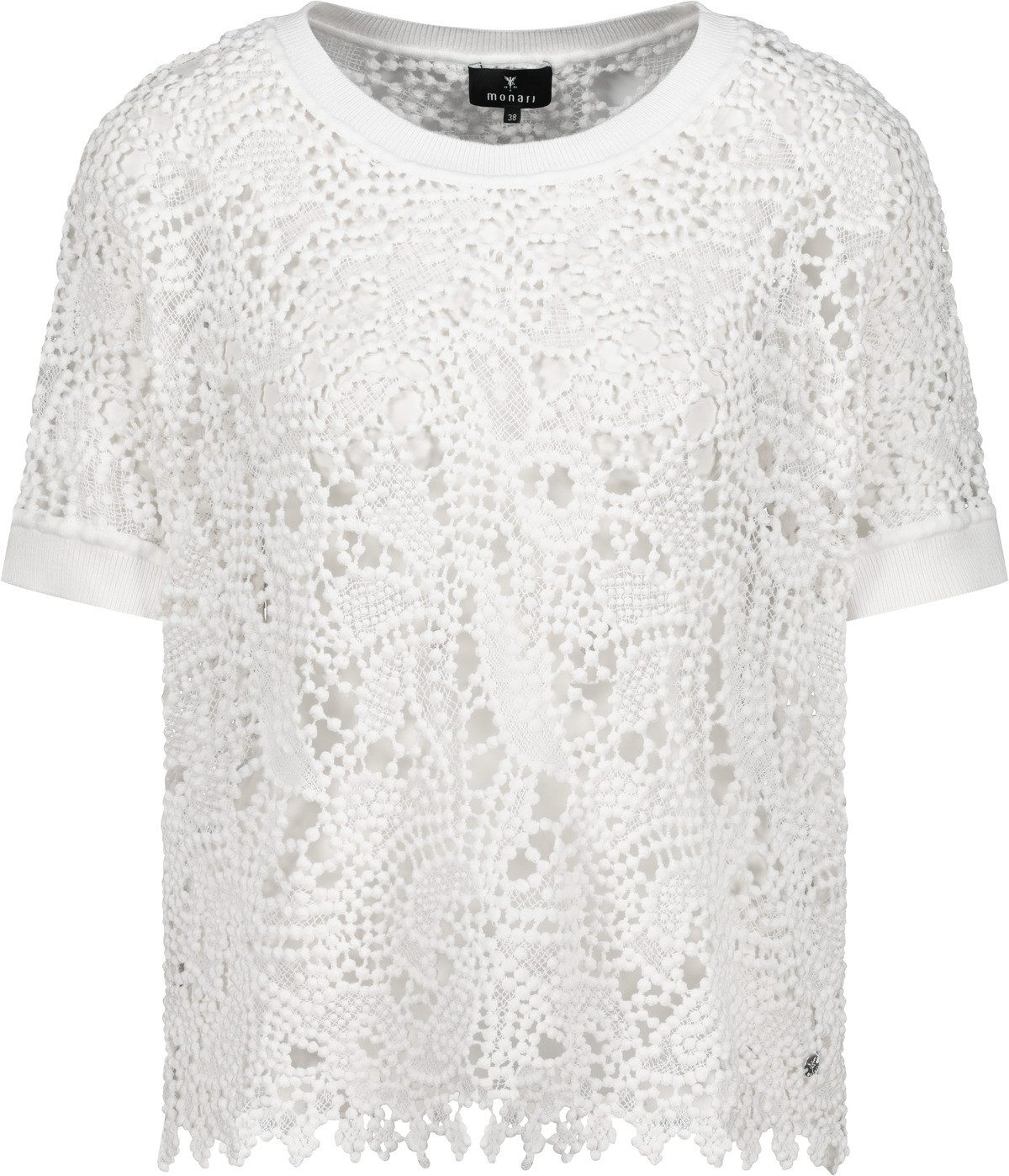 Ajourpullover Pullover Basic Spitze