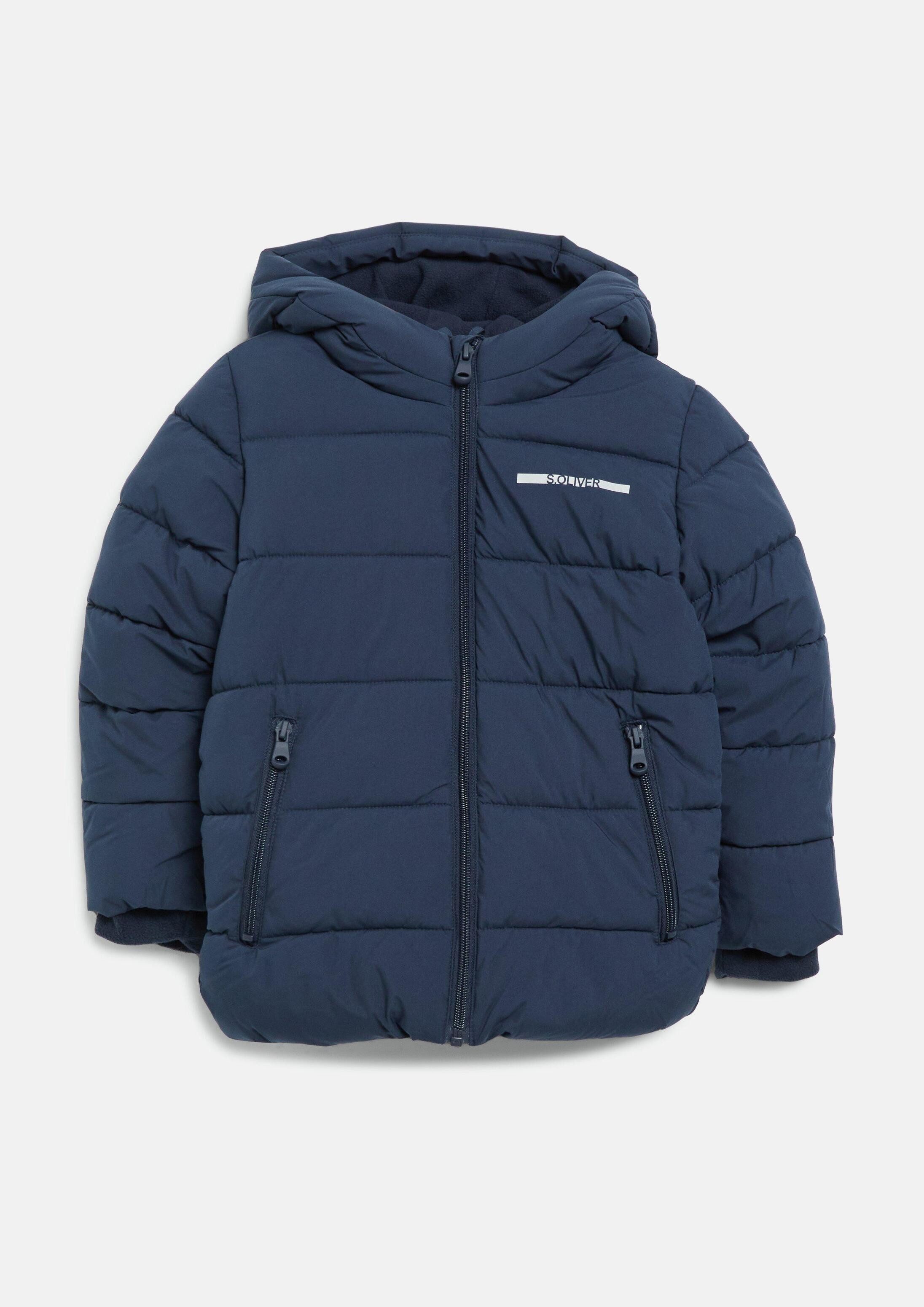 s.Oliver Winterjacke Outdoor-Jacke Wetterfeste Winterjacke mit Kapuze